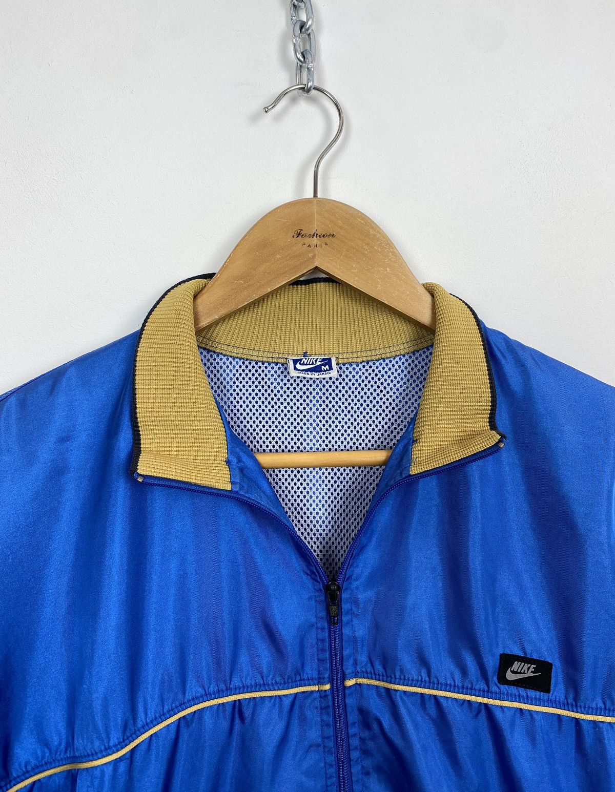 Nike Vintage 90s Nike Sport Long Sleeve Full Zip Track Jacket Top Size US M / EU 48-50 / 2 - 4 Thumbnail