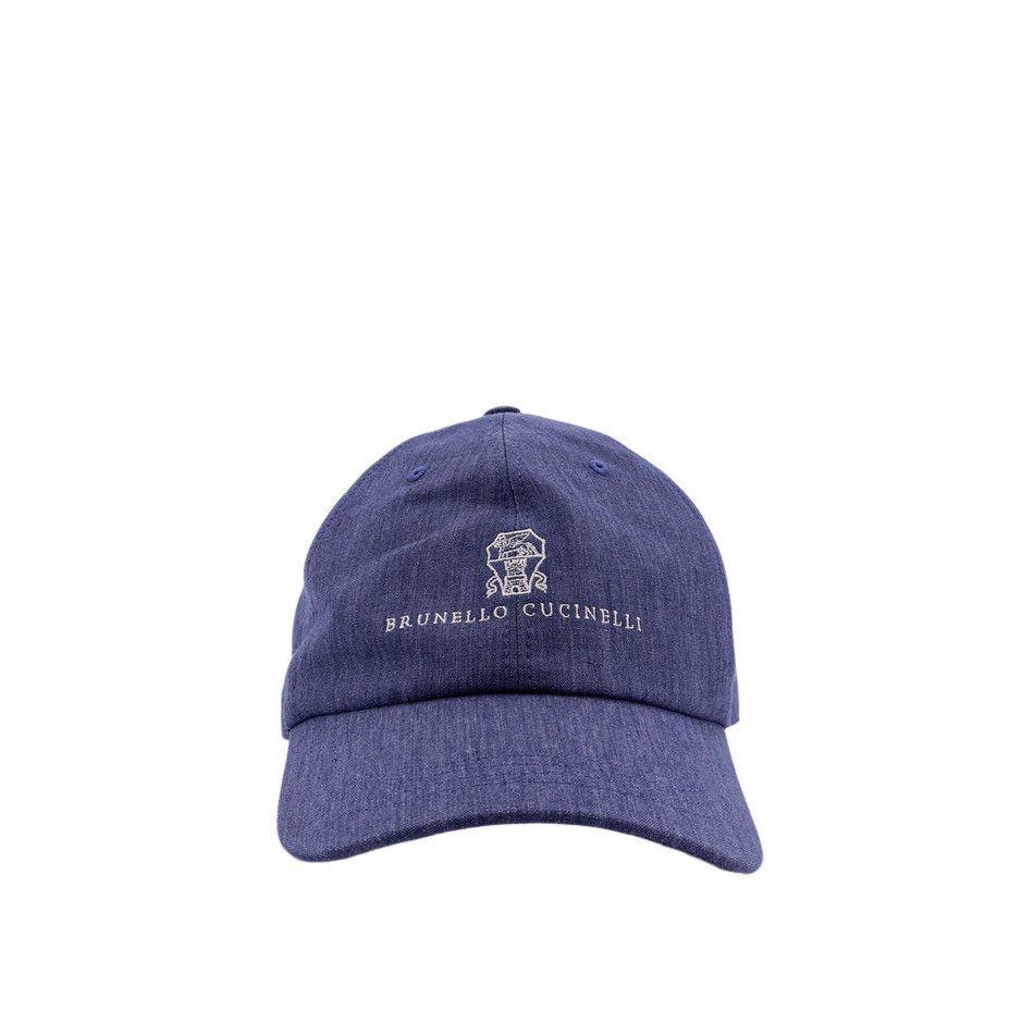 Brunello Cucinelli BRUNELLO CUCINELLI $700 Blue Lightweight Baseball Cap New & Size ONE SIZE - 1 Thumbnail