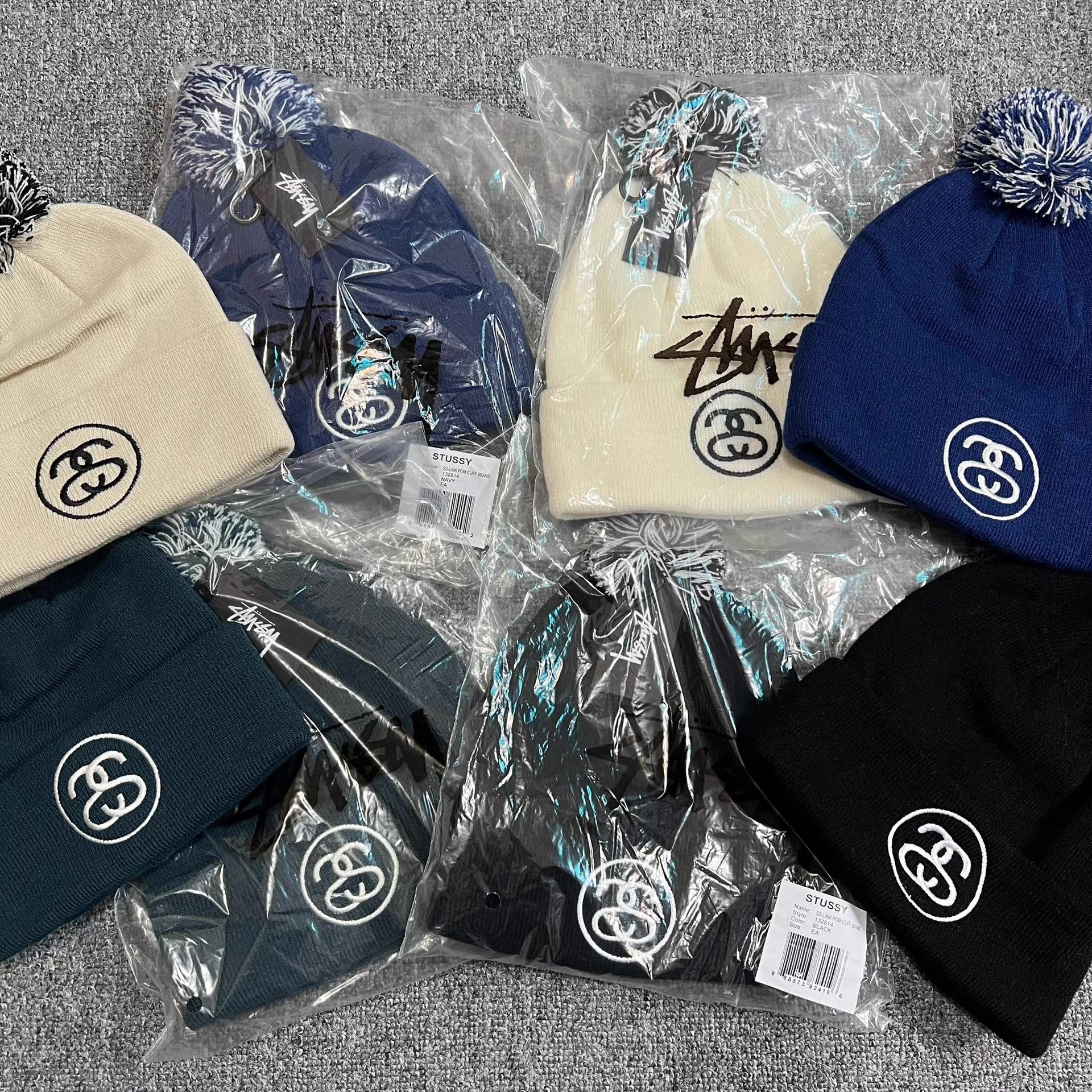 Stussy Stussy Embroidered Logo Knit Beanie Q7 Size ONE SIZE - 3 Thumbnail