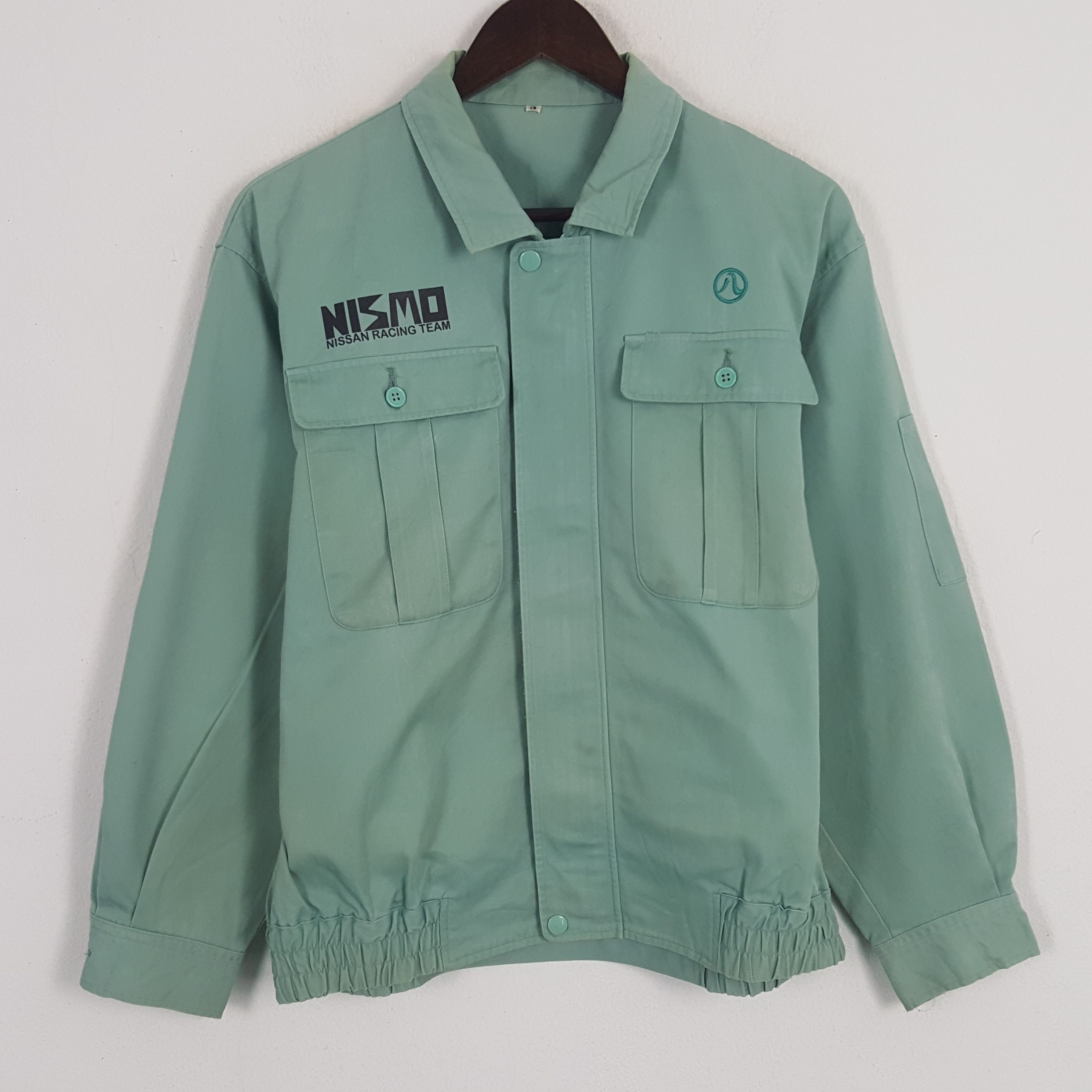 Vintage Vintage Nismo Nissan Racing Team Custom Art Worker Jacket Size US L / EU 52-54 / 3 - 3 Thumbnail