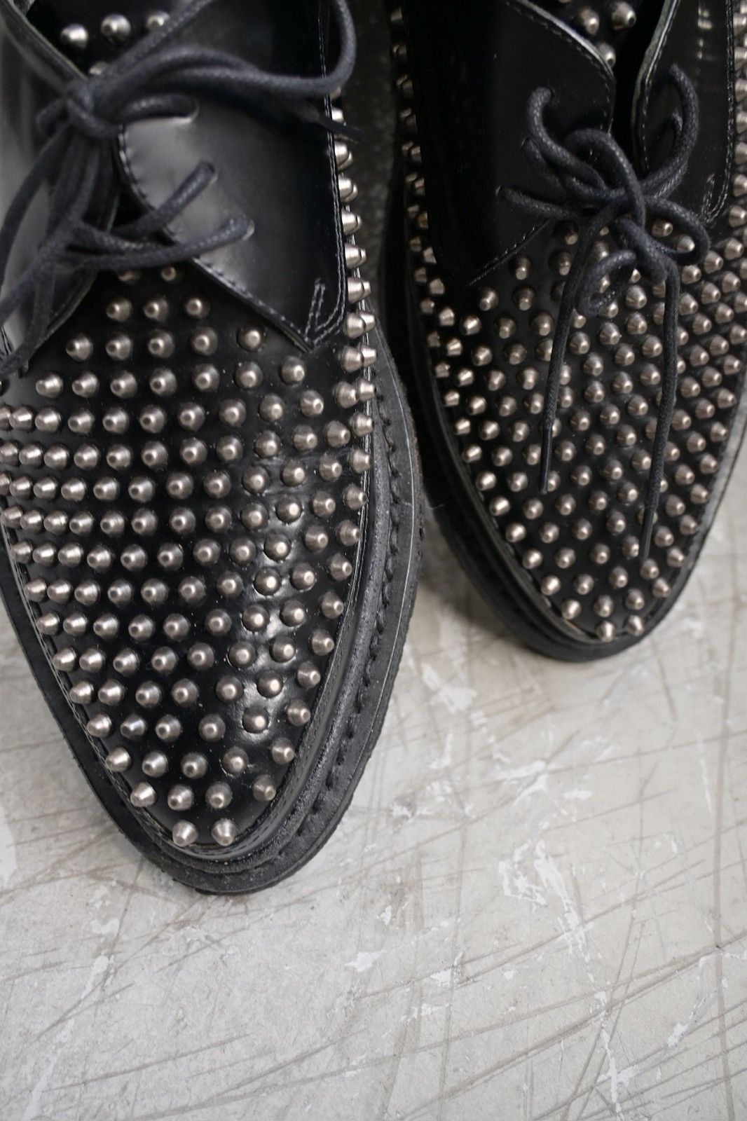 Saint Laurent Paris Saint Laurent by Hedi Slimane FW2014 leather studs creeper Size US 7.5 / EU 40-41 - 6 Thumbnail