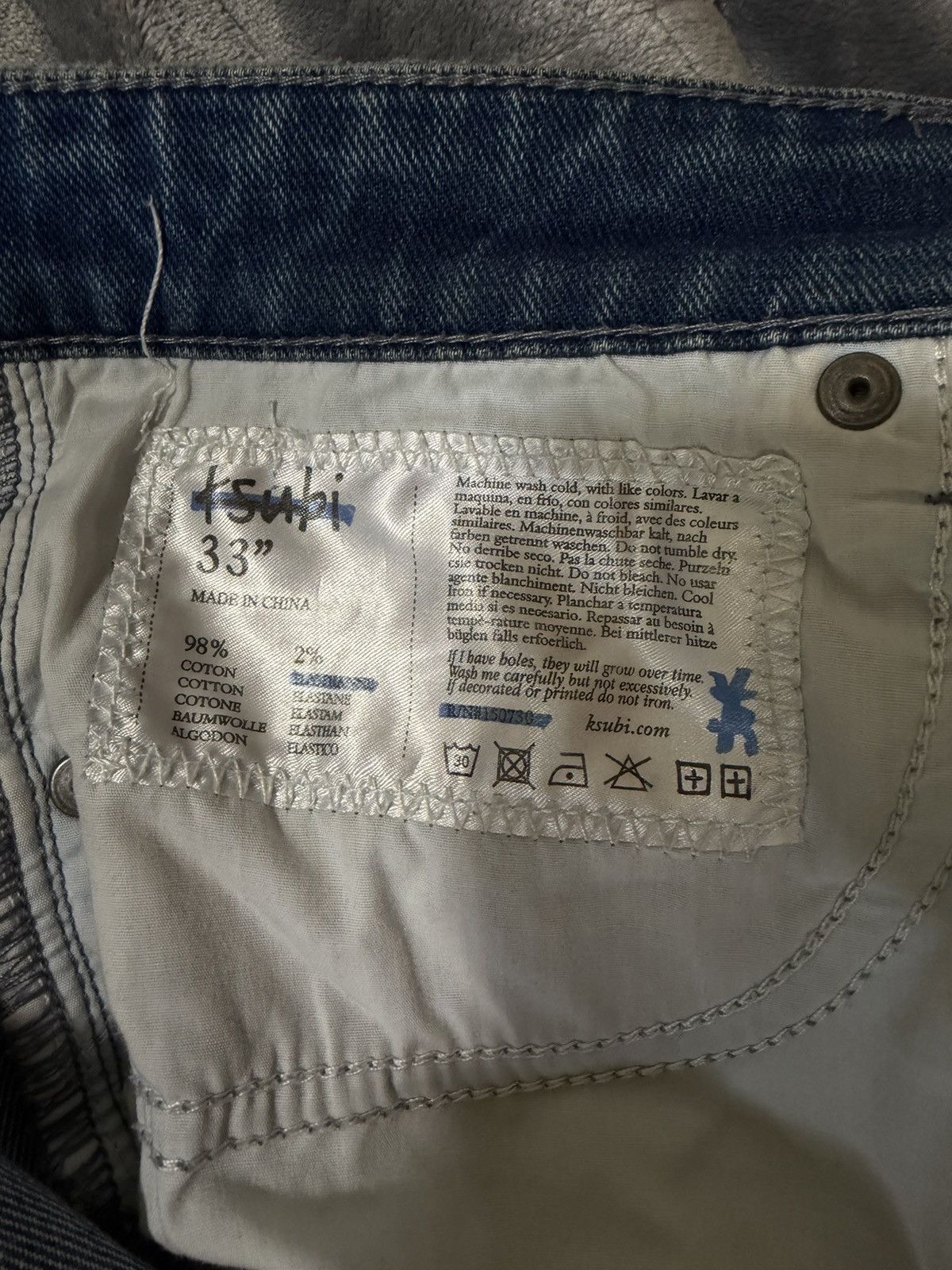 Ksubi Ksubi Jeans Skinny Distressed Size US 33 - 5 Thumbnail
