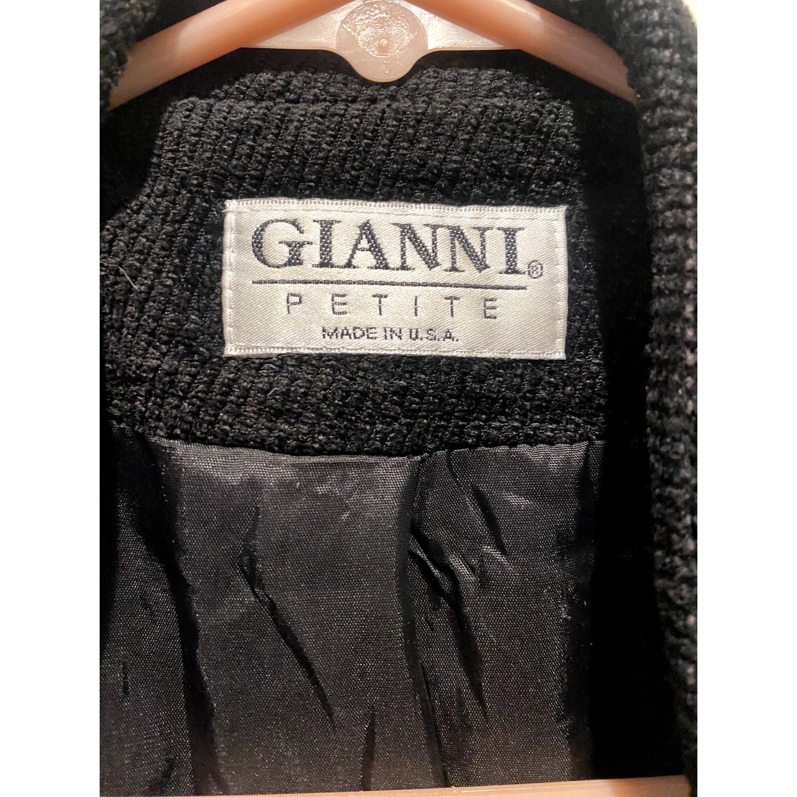 Other Vintage Women Gianni Petite Sport Jacket Textured Blazer 8 Size M / US 6-8 / IT 42-44 - 6 Thumbnail