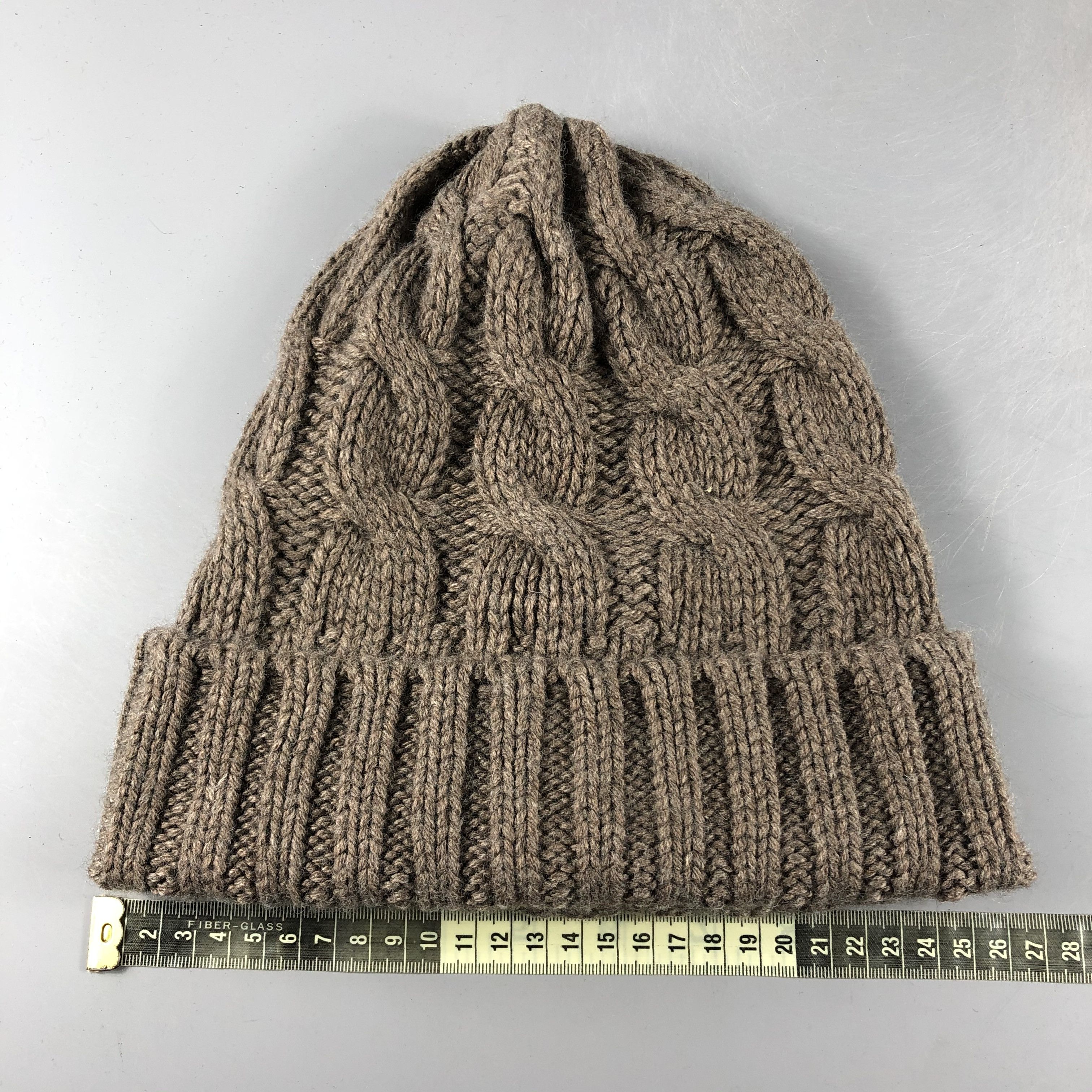 Other × Vintage Green Label Relaxing Knit Beanie Snow Hat Snow Cap -D381 Size ONE SIZE - 3 Thumbnail