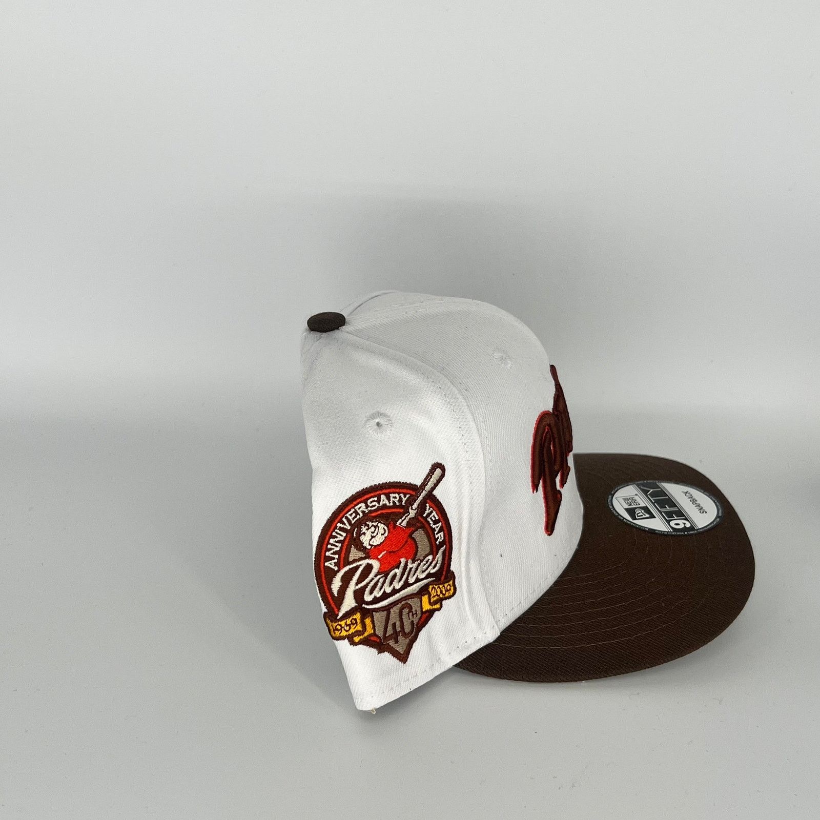 New Era White/Brown San Diego Padres Padres 40TH Anniversary New Era Size ONE SIZE - 2 Thumbnail