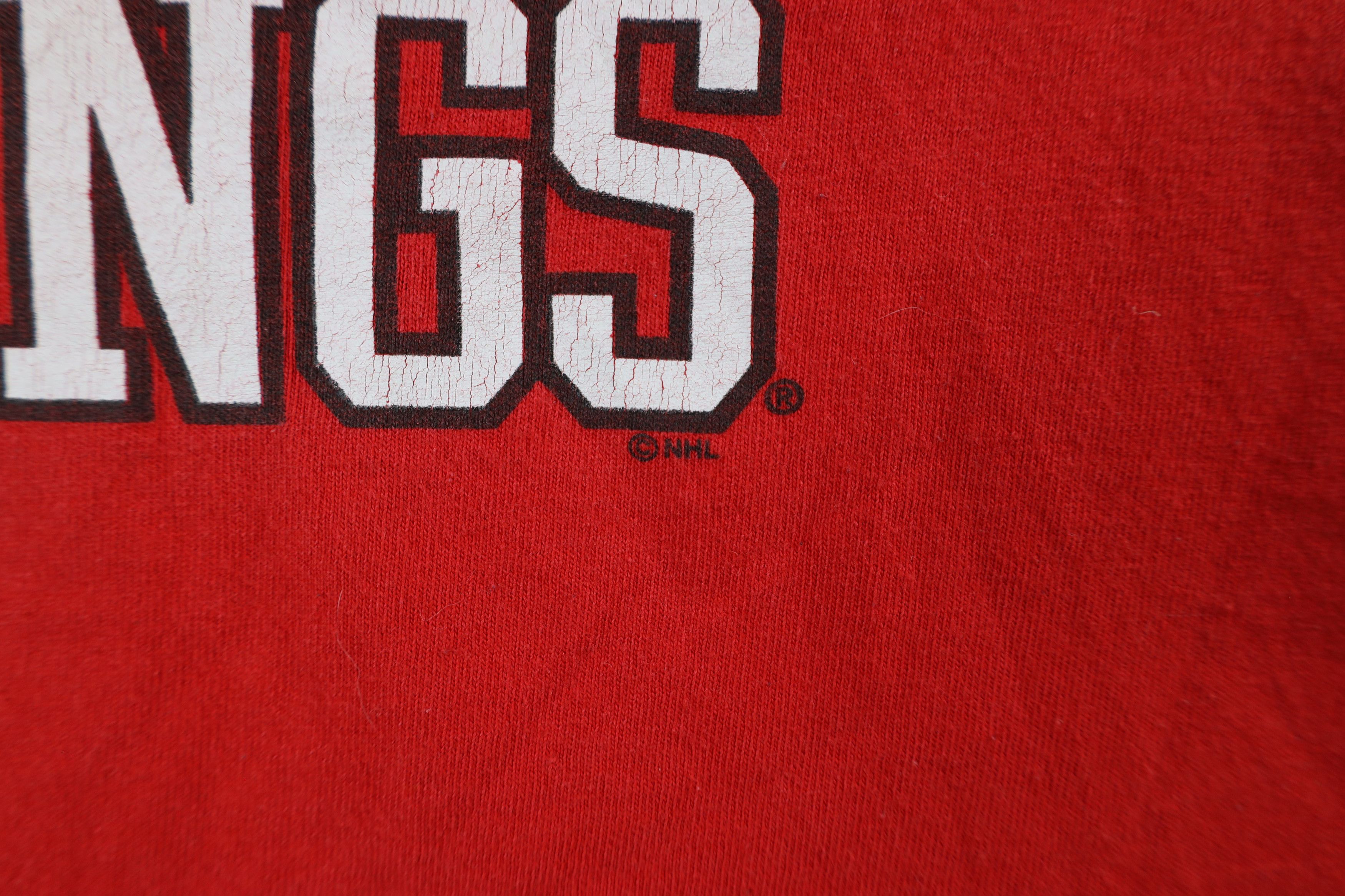 Majestic × Vintage Vintage Majestic Red Wings Hockey Long Sleeve T-Shirt Red Size US XL / EU 56 / 4 - 5 Thumbnail