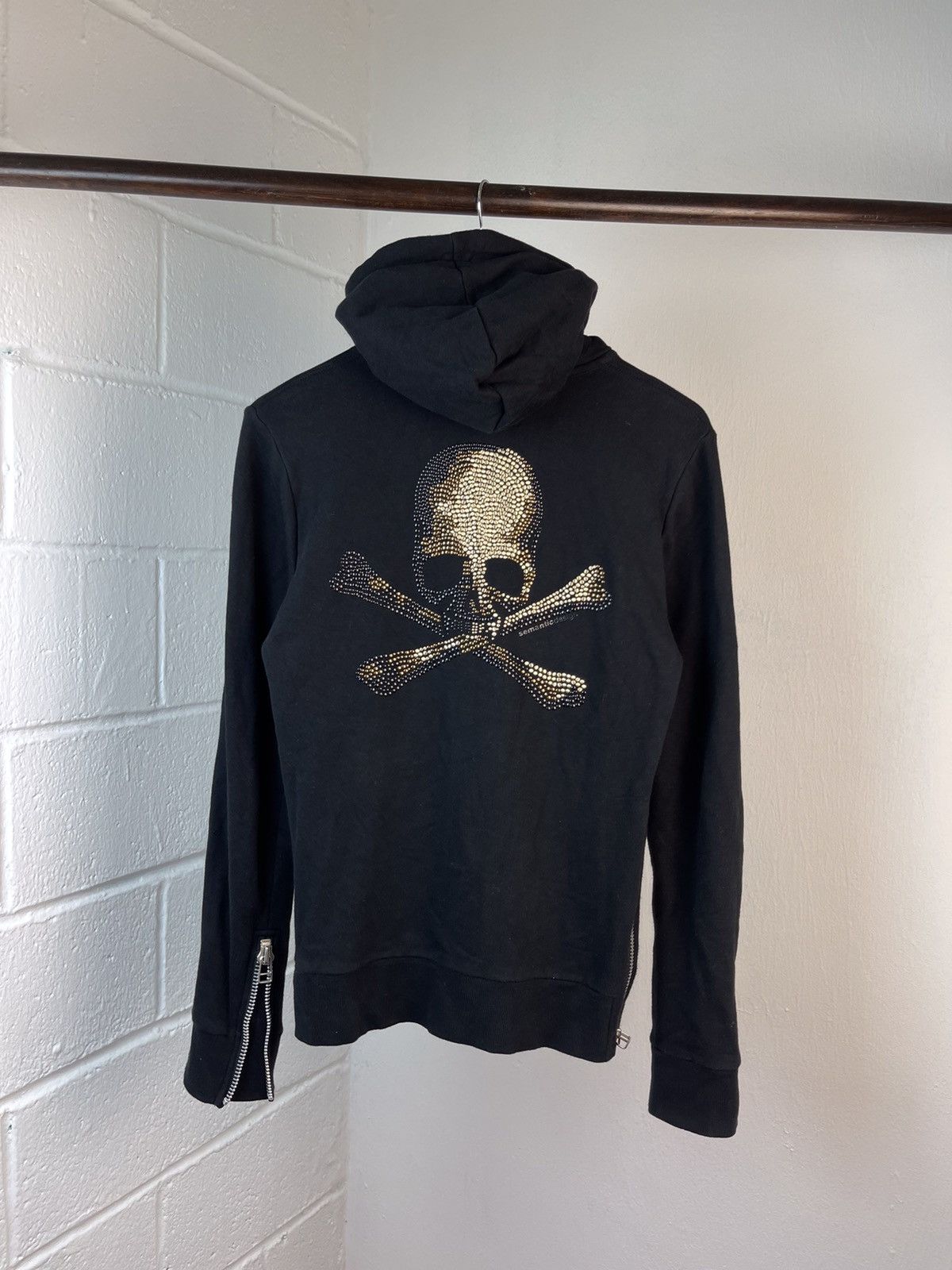 If Six Was Nine F/W 2004 Roen x Semantic Design Skull Zipper Hoodie Size US S / EU 44-46 / 1 - 9 Thumbnail