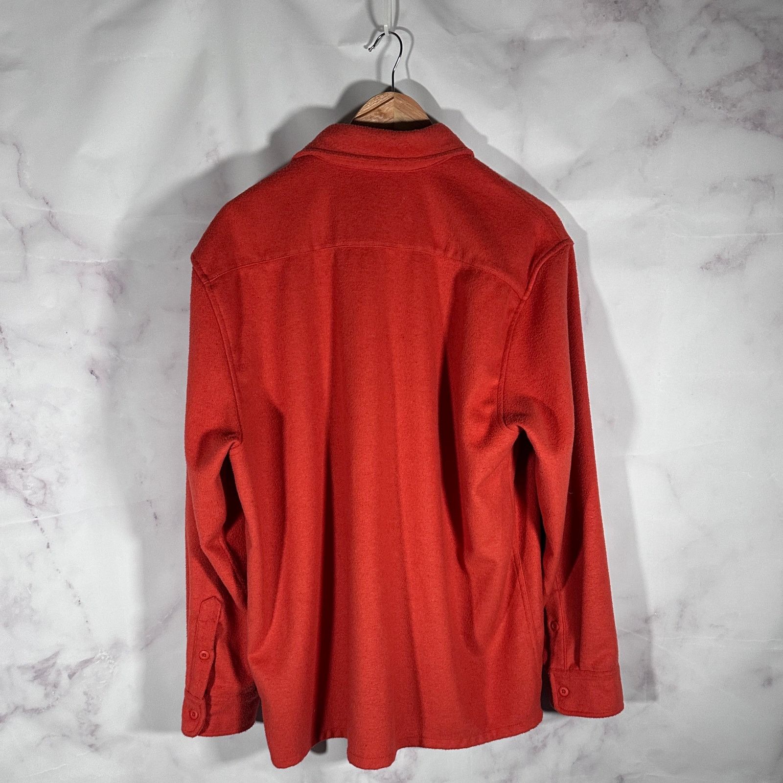 Dickies Construct Orange Fleece Button Up Shirt Size US XL / EU 56 / 4 - 6 Thumbnail