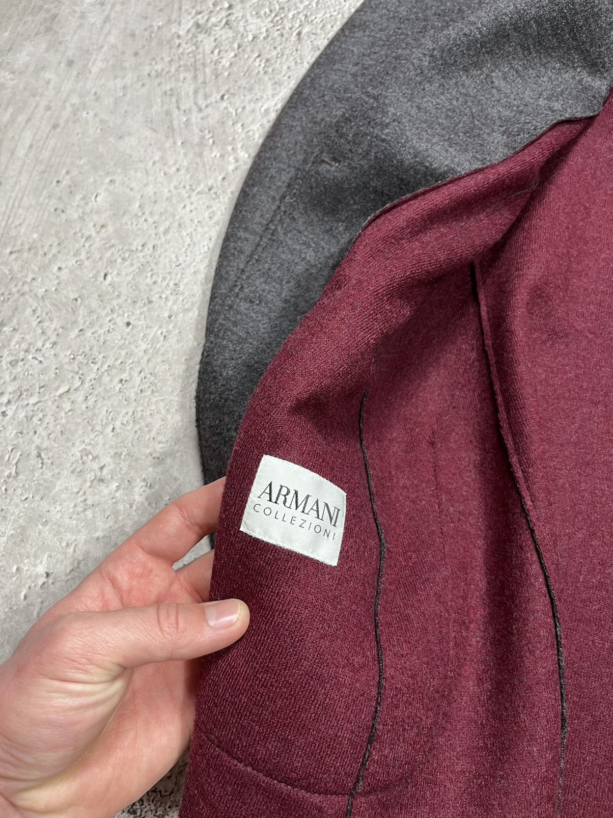 Armani Collezioni Armani Collezioni Men’s Wool Blend Grey Blazer Jacket Size US M / EU 48-50 / 2 - 11 Thumbnail