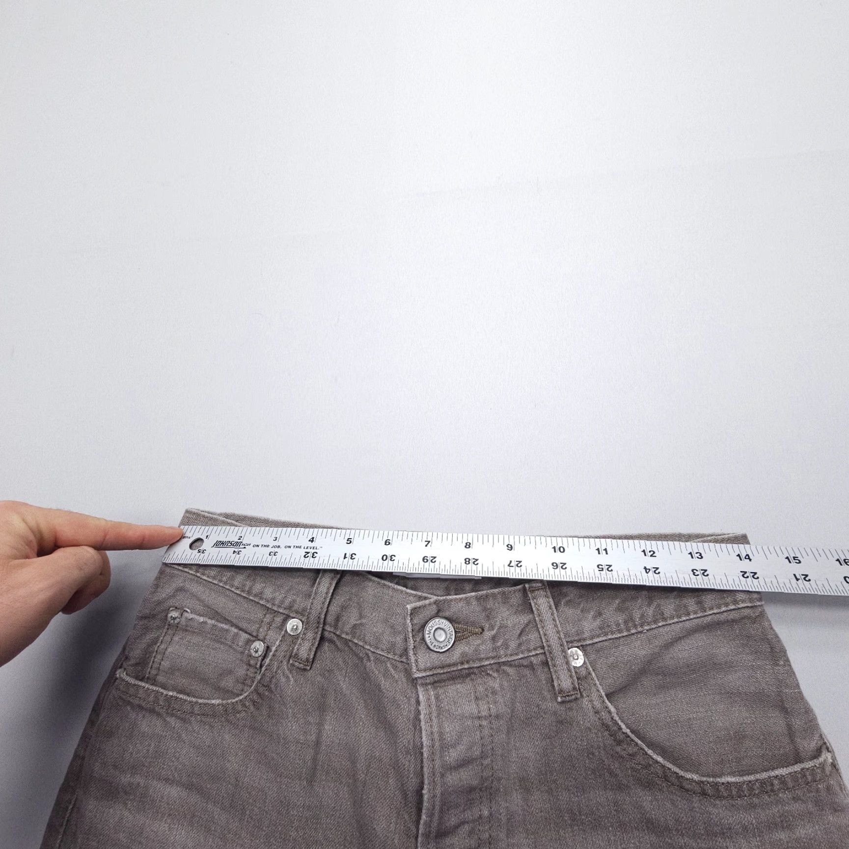 MOUSSY Moussy Vintage Jeans City 5-Pocket Regular Fit Brown Denim Women's 25 Inseam 29" Size 42" / US 20 - 4 Thumbnail