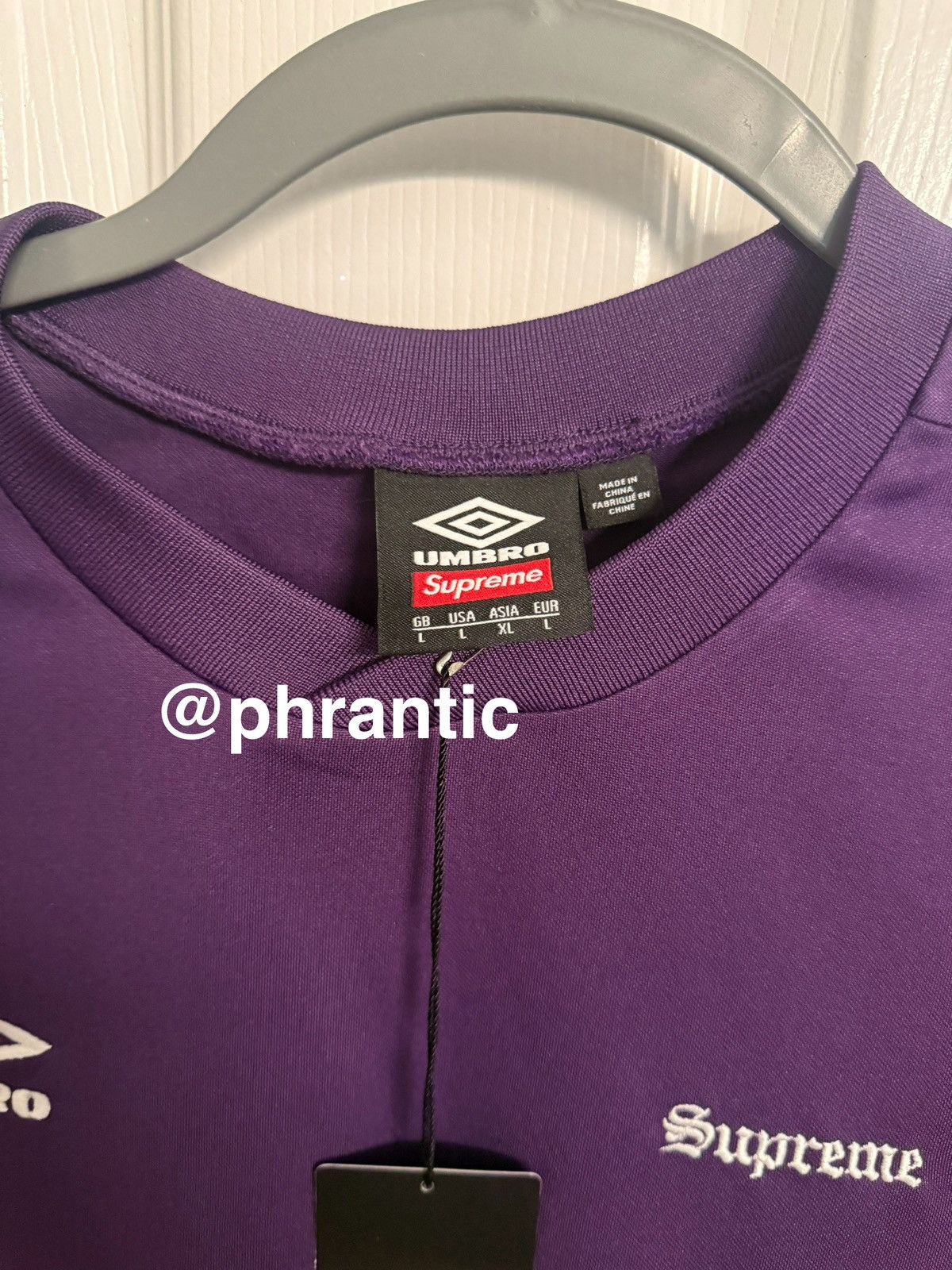 Supreme × Umbro supreme x umbro old english soccer jersey Size US L / EU 52-54 / 3 - 2 Thumbnail