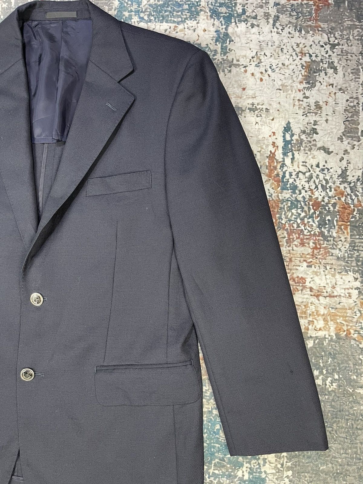 Burberry Burberry London Notch Single Breasted Double Slit Blazers Size US L / EU 52-54 / 3 - 4 Thumbnail