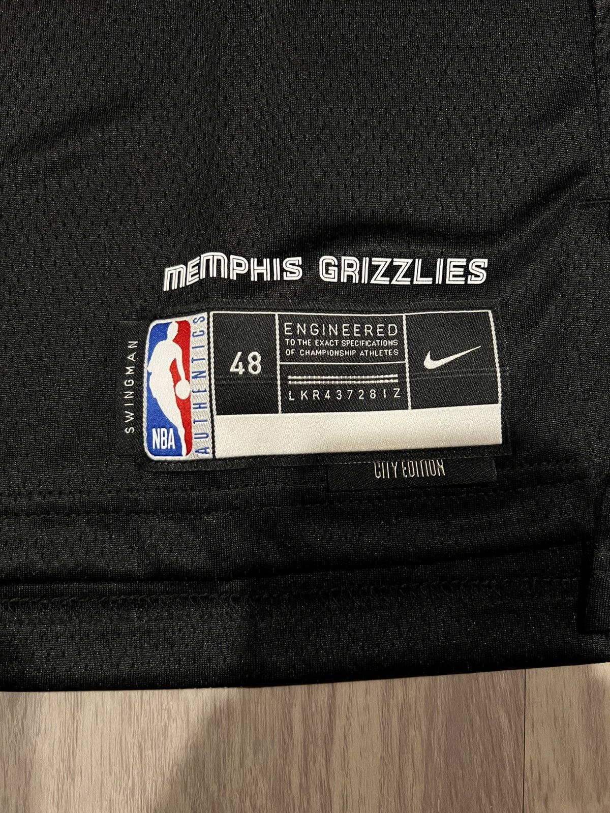 NBA Ja Morant Memphis Grizzlies Nike Unisex 2023/ 2024 Swingman Size US L / EU 52-54 / 3 - 3 Thumbnail