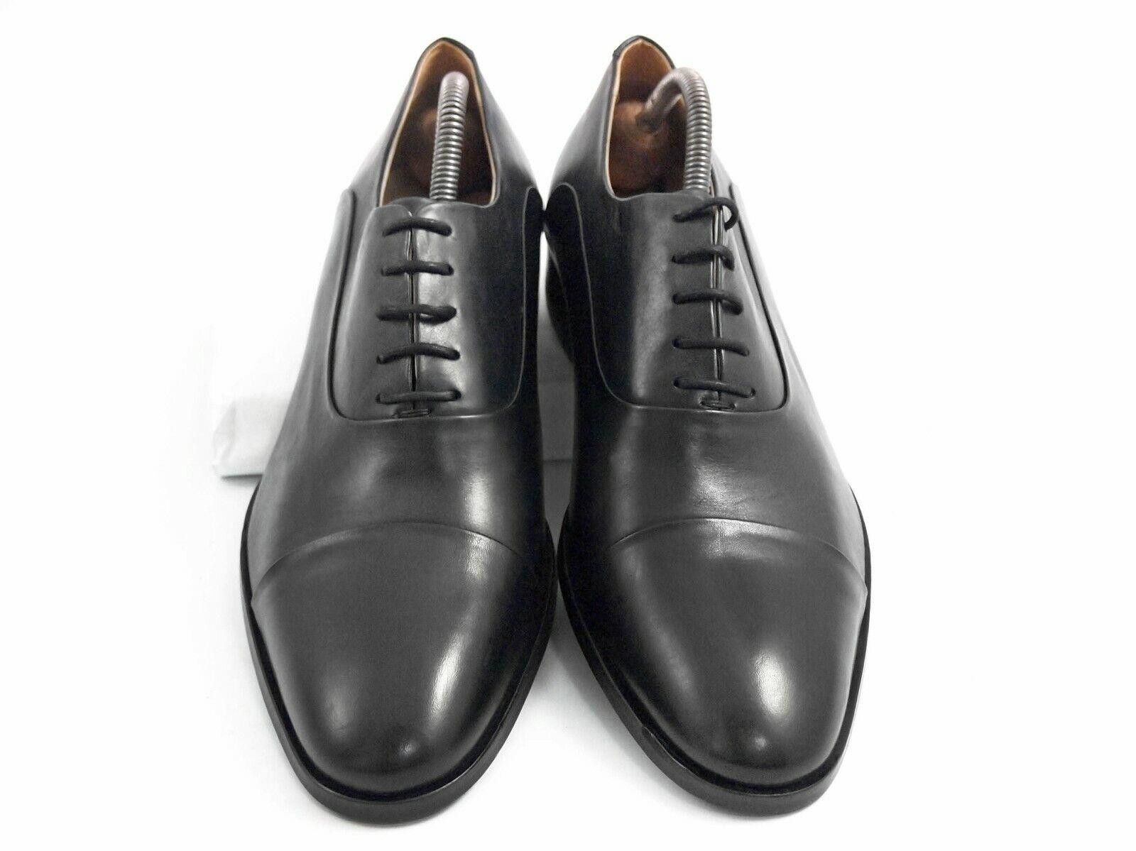 Longchamp Longchamp Oxfords Black Leather Womens US 10.5 EU 40.5 Size US 10 / IT 40 - 3 Thumbnail