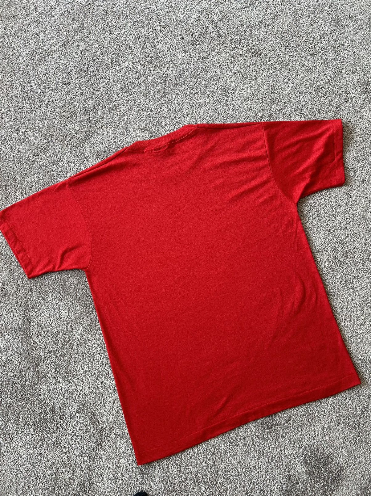 Vintage Recycle Mistletoe Give Kisses All Year Single Stitch Tee Size US XL / EU 56 / 4 - 7 Thumbnail