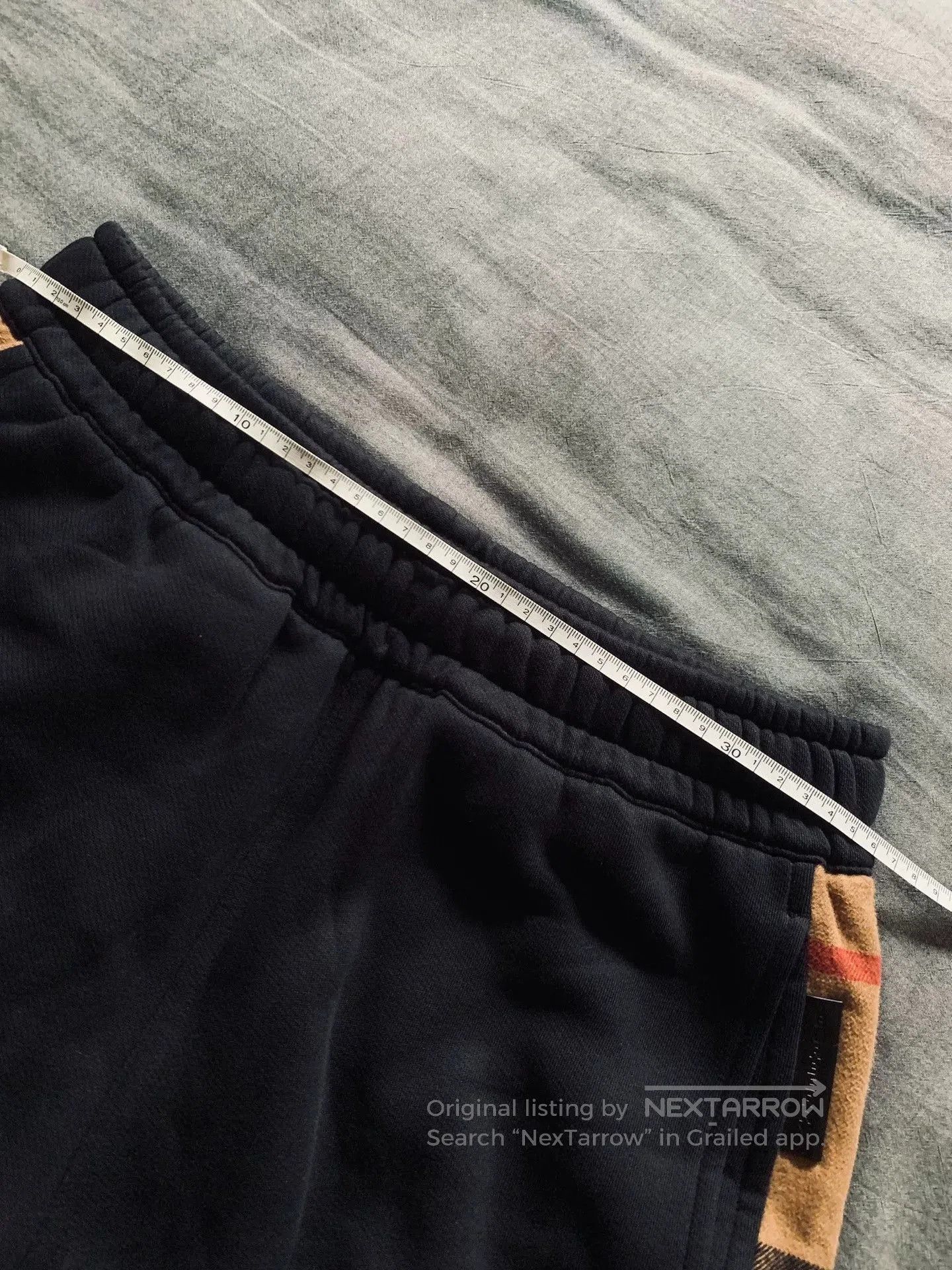 Burberry Burberry Side Logo Classic Check Spliced Sweatpants. Size US 32 / EU 48 - 6 Thumbnail