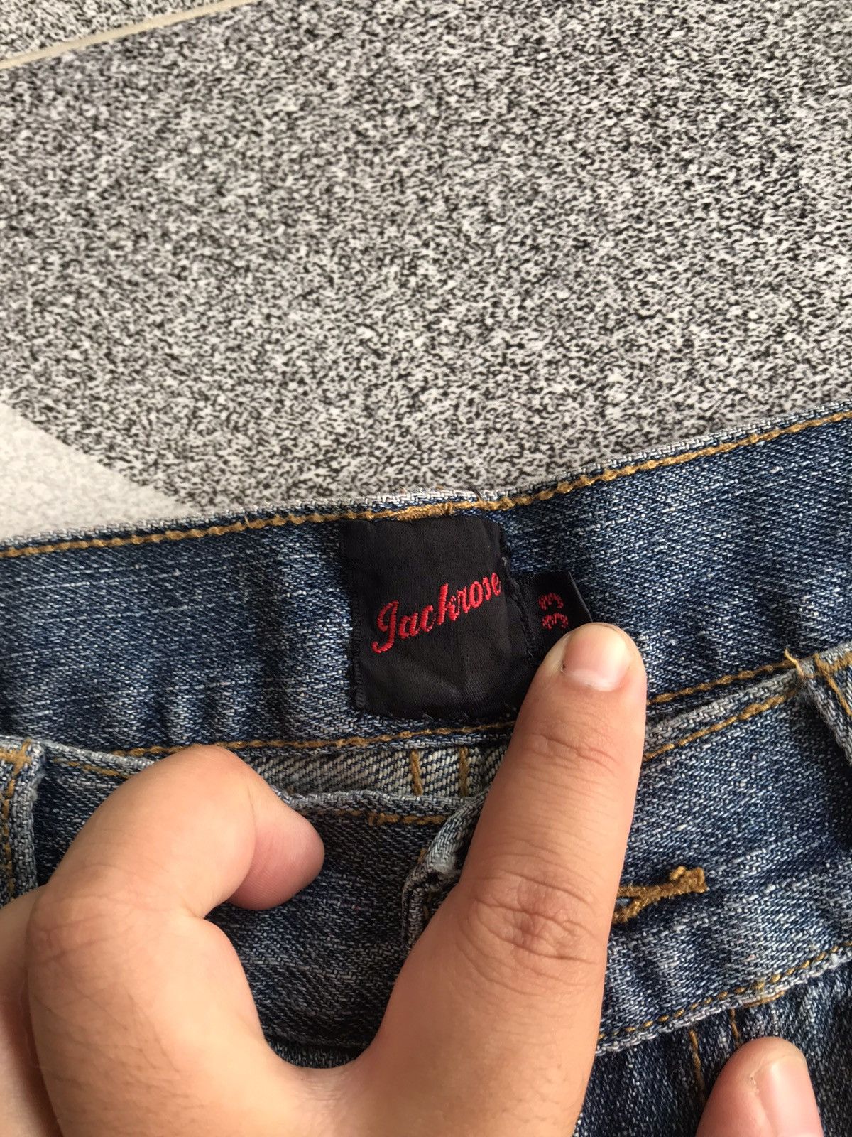 If Six Was Nine × Japanese Brand × Le Grande Bleu (L.G.B.) Jackrose Distressed Flare Denim Size US 33 - 6 Thumbnail