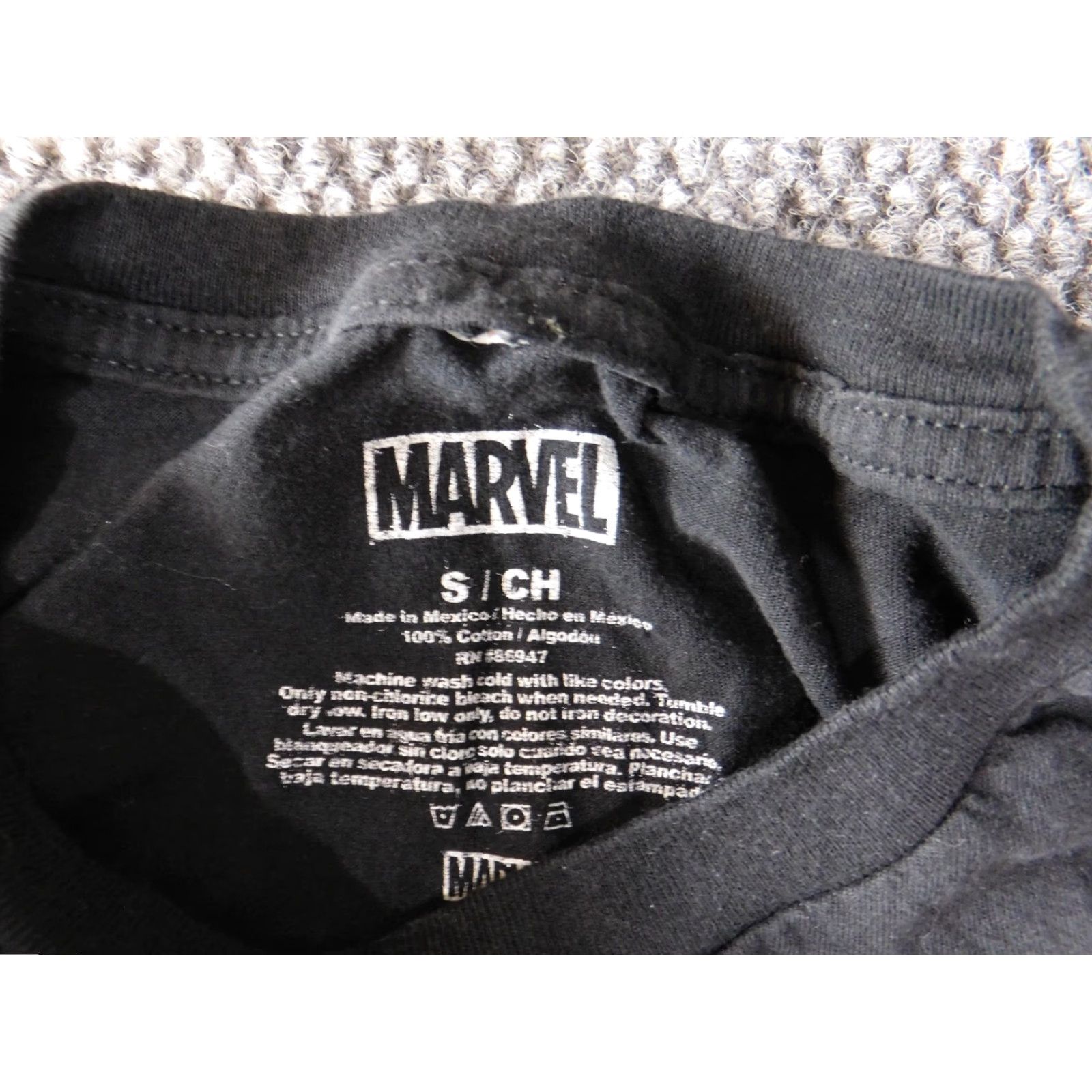 Vintage Marvel Mens Shirt Small Black Heroes Graphic Comics T-Shirt Crew Neck Short Sleeve Cotton Blend Polyester Logo Regular Size S Black Mens $ Size US S / EU 44-46 / 1 - 5 Thumbnail