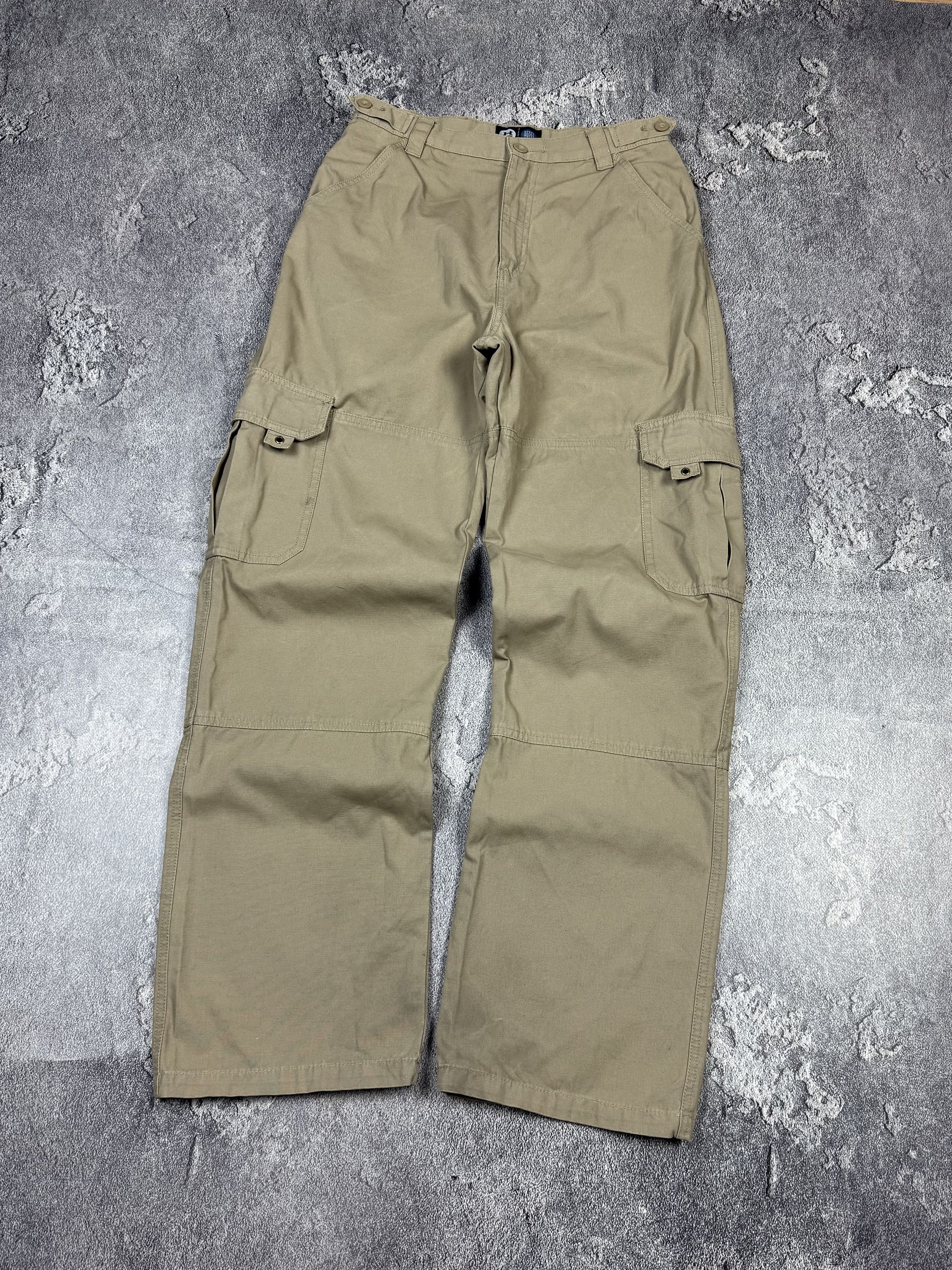 Japanese Brand Vintage 2000s Cargo Baggy Pants Japanese Style Y2K Size US 29 - 3 Thumbnail