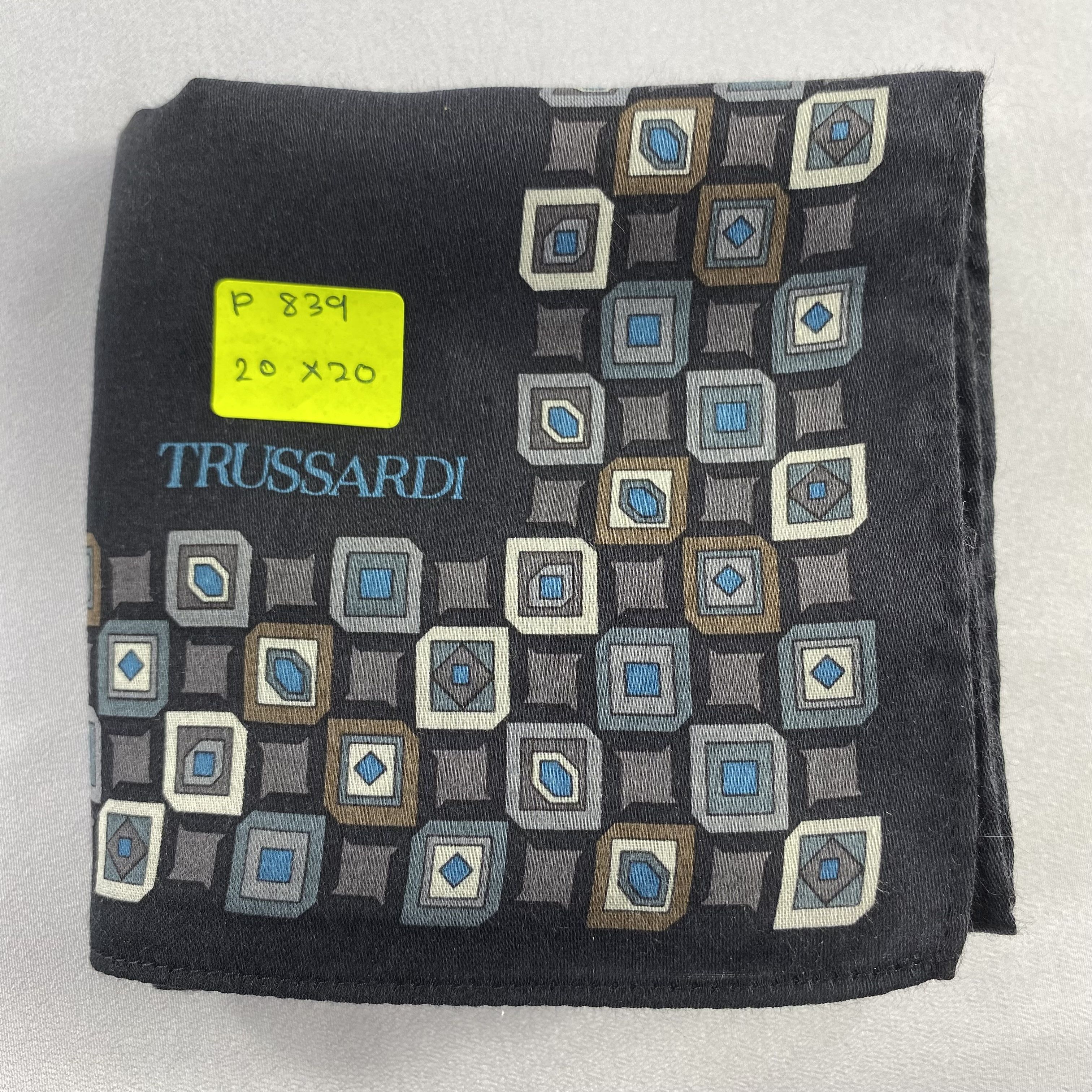 Trussardi × Vintage Trussardi Neckerchief / Bandana / Handkerchief-P839 Size ONE SIZE - 5 Thumbnail