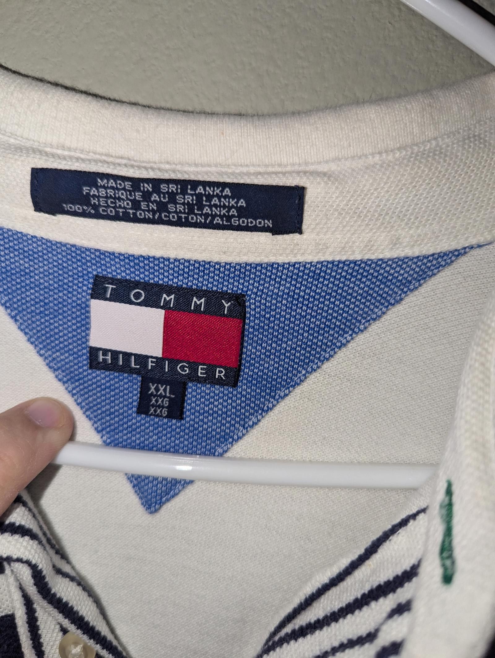 Tommy Hilfiger Vintage Y2K Tommy Hilfiger Casual Sports Polo Shirt XXL Size US XXL / EU 58 / 5 - 6 Thumbnail
