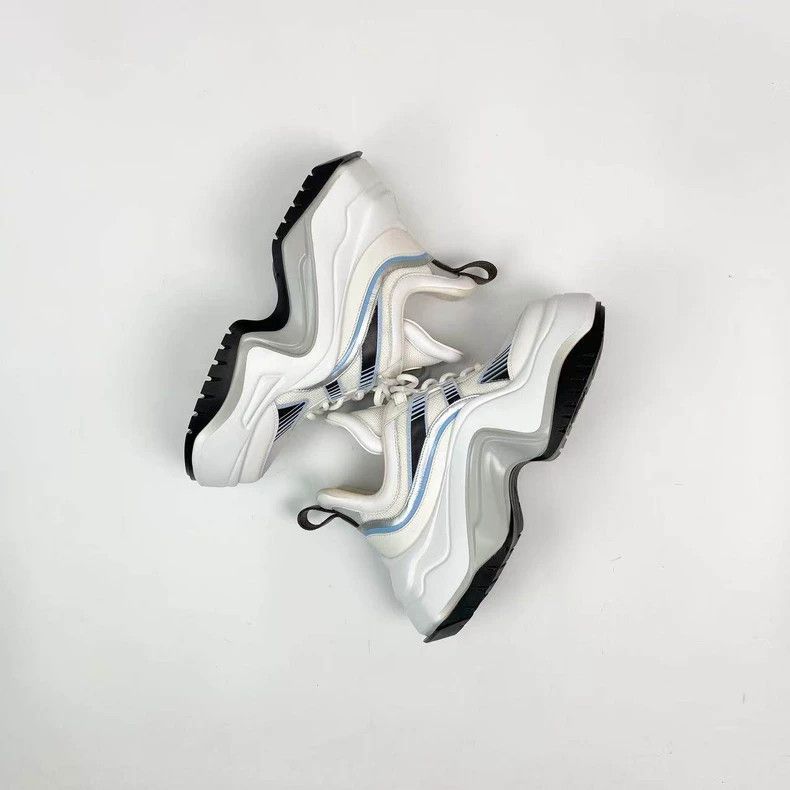 Louis Vuitton Louis Vuitton Archlight 2.0 Hot Blue and White Platform Da Size US 6 / IT 36 - 4 Thumbnail