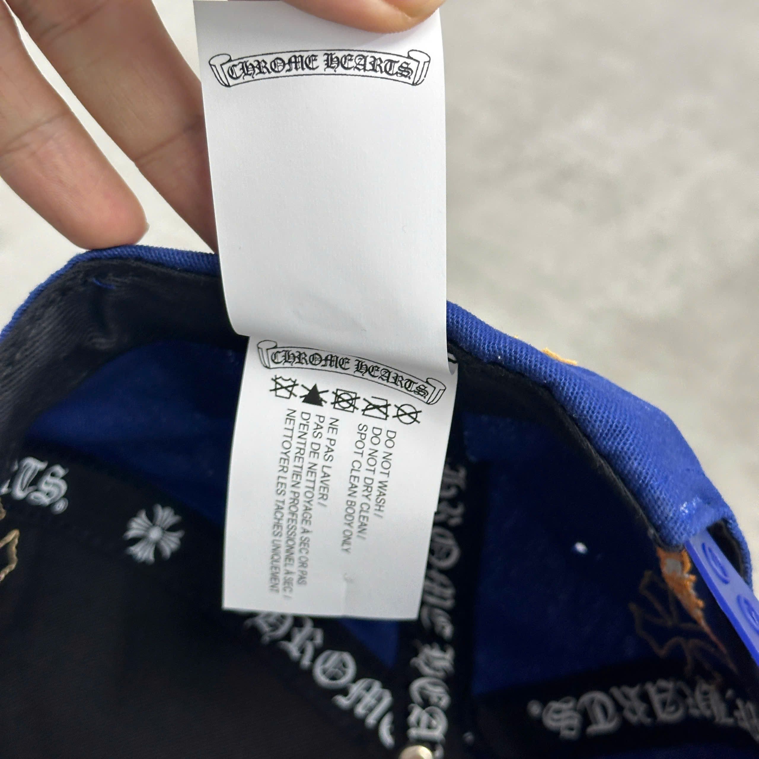 Chrome Hearts CHROME HEARTS Baseball Cap Cotton BLUE/ORANGE Size ONE SIZE - 10 Thumbnail