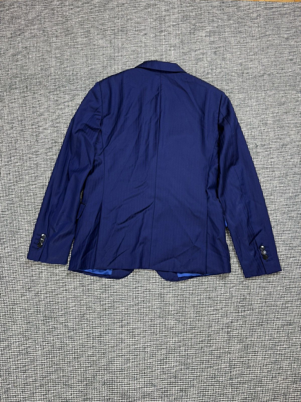 Pal Zileri Pal Zileri 46Rit striped blue two buttons suit blazer jacket Size 36R - 2 Thumbnail