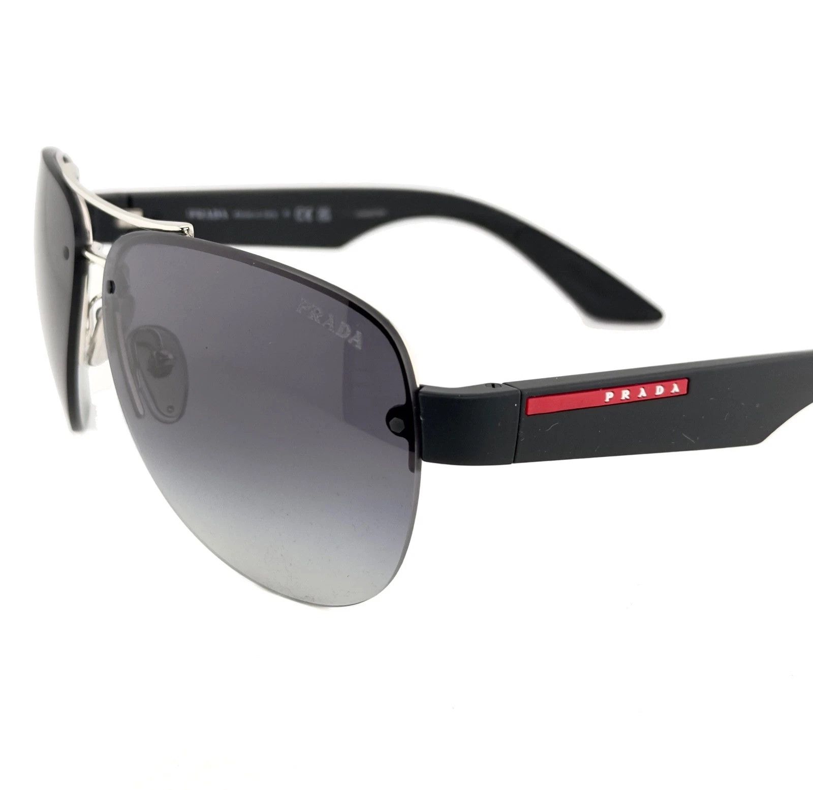Prada PRADA 55Y Linea Rossa Sport Active Sunglasses PS55YS 55YS Size ONE SIZE - 6 Thumbnail