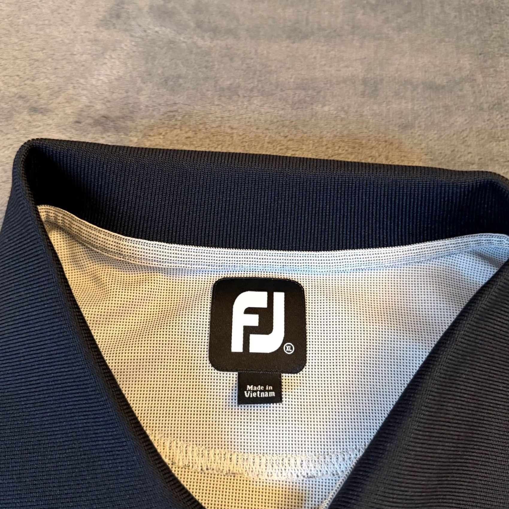 Footjoy FootJoy Performance Polo Shirt Mens XL Gray Contrast Collar Golf Mock Size US XL / EU 56 / 4 - 2 Thumbnail