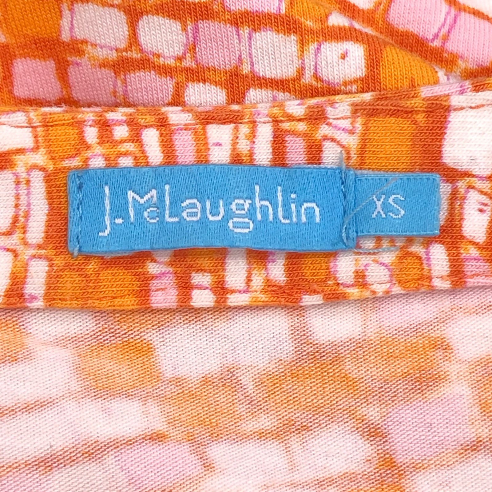 J.McLaughlin J McLaughlin Size XS Dress Mini Tunic Length Stretch Orange Size XS / US 0-2 / IT 36-38 - 12 Thumbnail