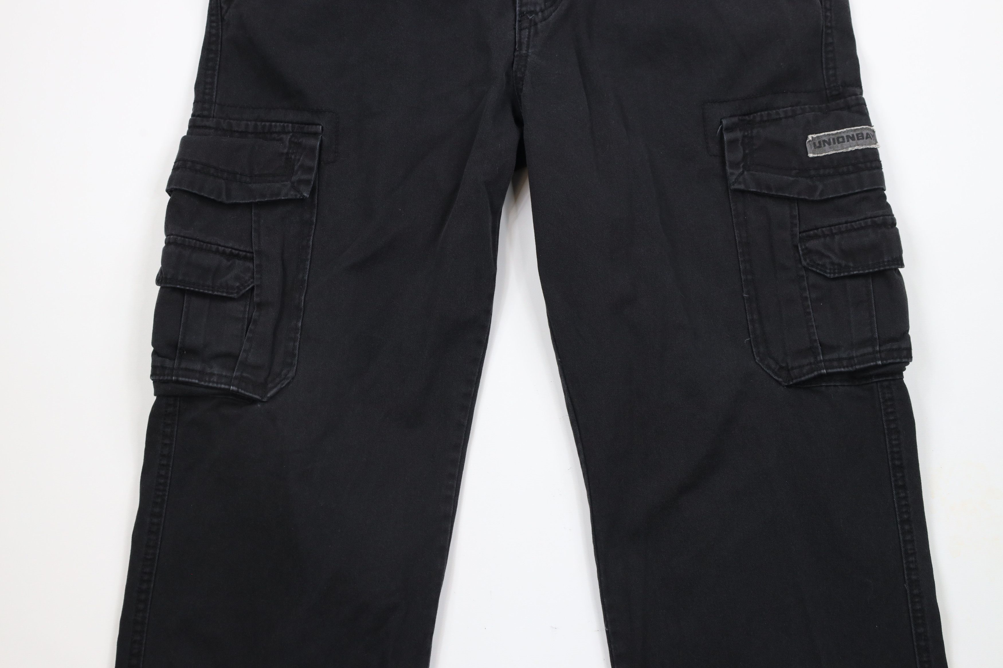 Vintage Vintage 90s Streetwear Baggy Fit Wide Leg Cargo Pants Black Size US 36 / EU 52 - 3 Thumbnail