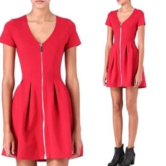 Maje Maje | Red Cocktail Dress Size M / US 6-8 / IT 42-44 - 1 Thumbnail
