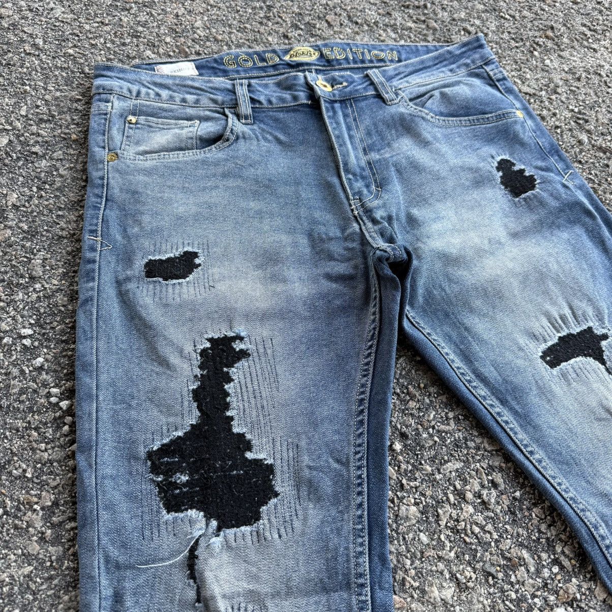 Dickies Vintage dickies goldedition skinny denim jean pants Size US 34 / EU 50 - 4 Thumbnail