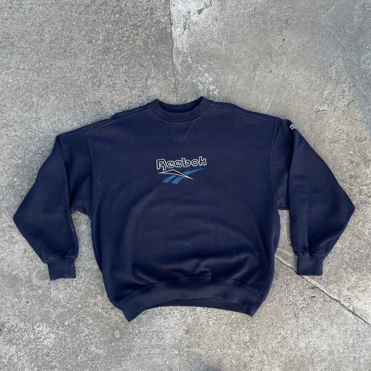 Reebok × Vintage Vintage Reebok Big Logo Sweatshirt 80s Y2K USA Size US M / EU 48-50 / 2 - 1 Thumbnail