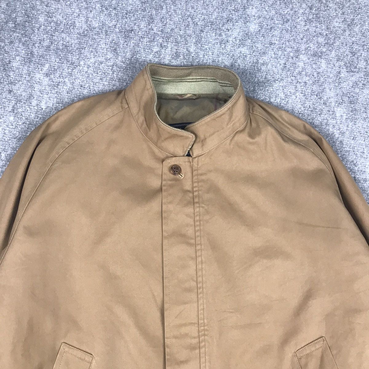 Burberry × Vintage VINTAGE BURBERRY KHAKI ZIPPER JACKET Size US M / EU 48-50 / 2 - 2 Thumbnail