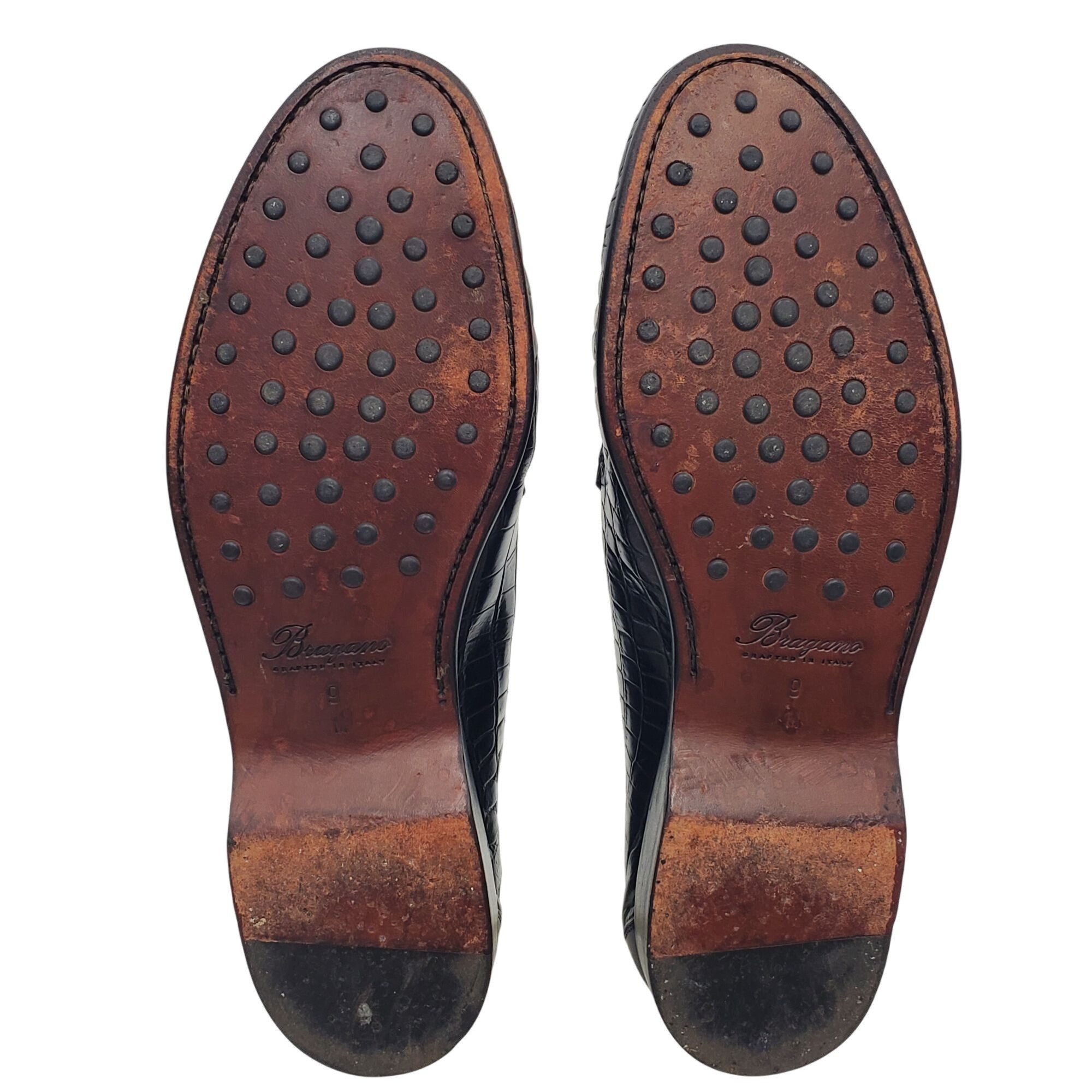 Cole Haan Italy Bragano Cole Haan Men's size 9 Black alligator crocodi Size US 9 / EU 42 - 3 Thumbnail