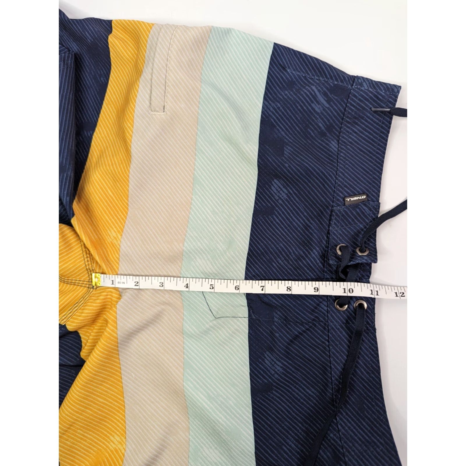 O'Neill O’Neill Board Shorts Mens 30 Stripe Hyperfreak Surfing Beach Hawaii Multicolor Size US 30 / EU 46 - 4 Thumbnail