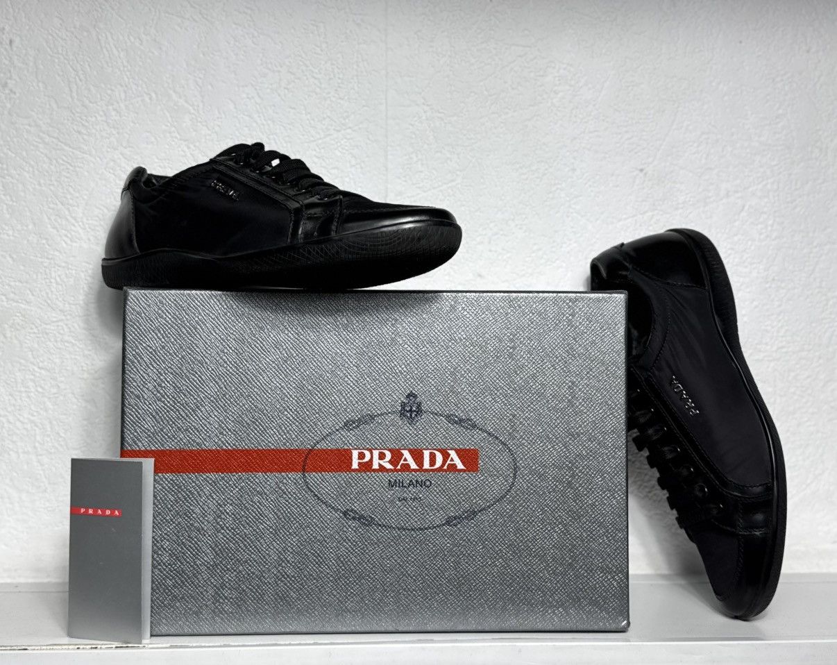 Prada Prada Women’s Black Sneakers Size 38 Loafers Size US 8 / IT 38 - 1 Thumbnail