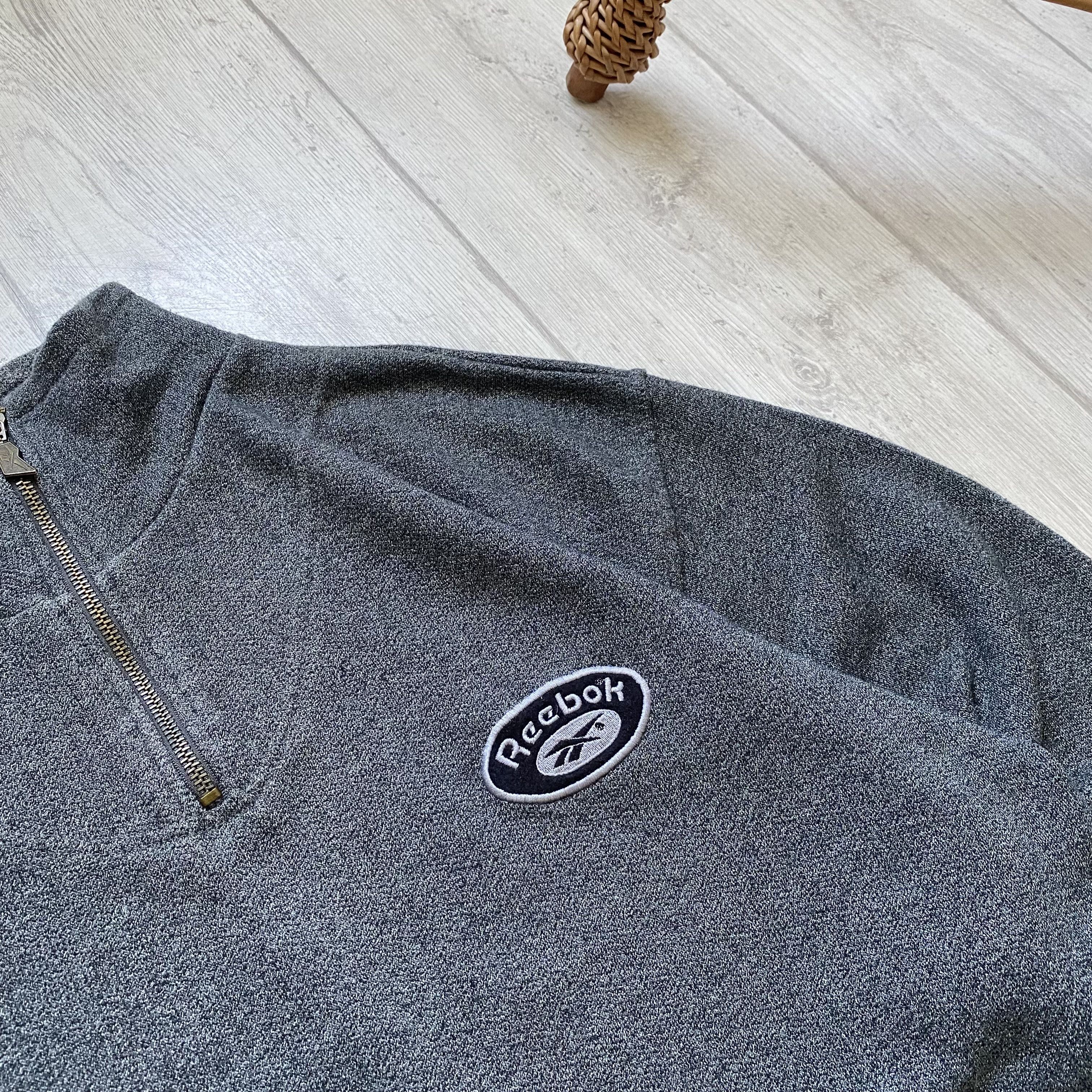 Reebok 🦍Vintage 90s Reebok sweatshirt 1/3 zip pullover Sweater Size US S / EU 44-46 / 1 - 5 Thumbnail