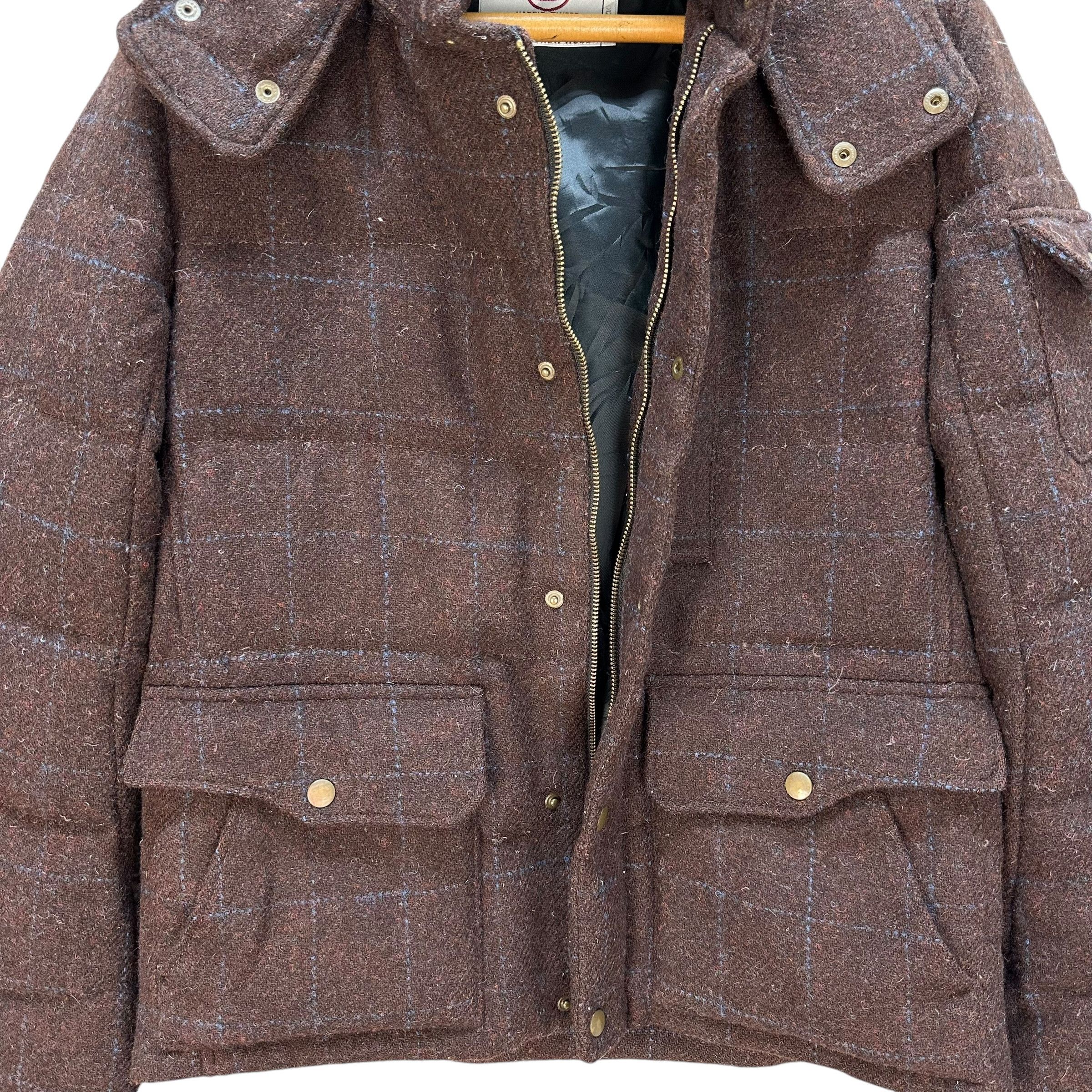 Boycott BOYCOTT X HARRIS TWEED Wool Down Jacket #A57-1305 Size US M / EU 48-50 / 2 - 7 Thumbnail