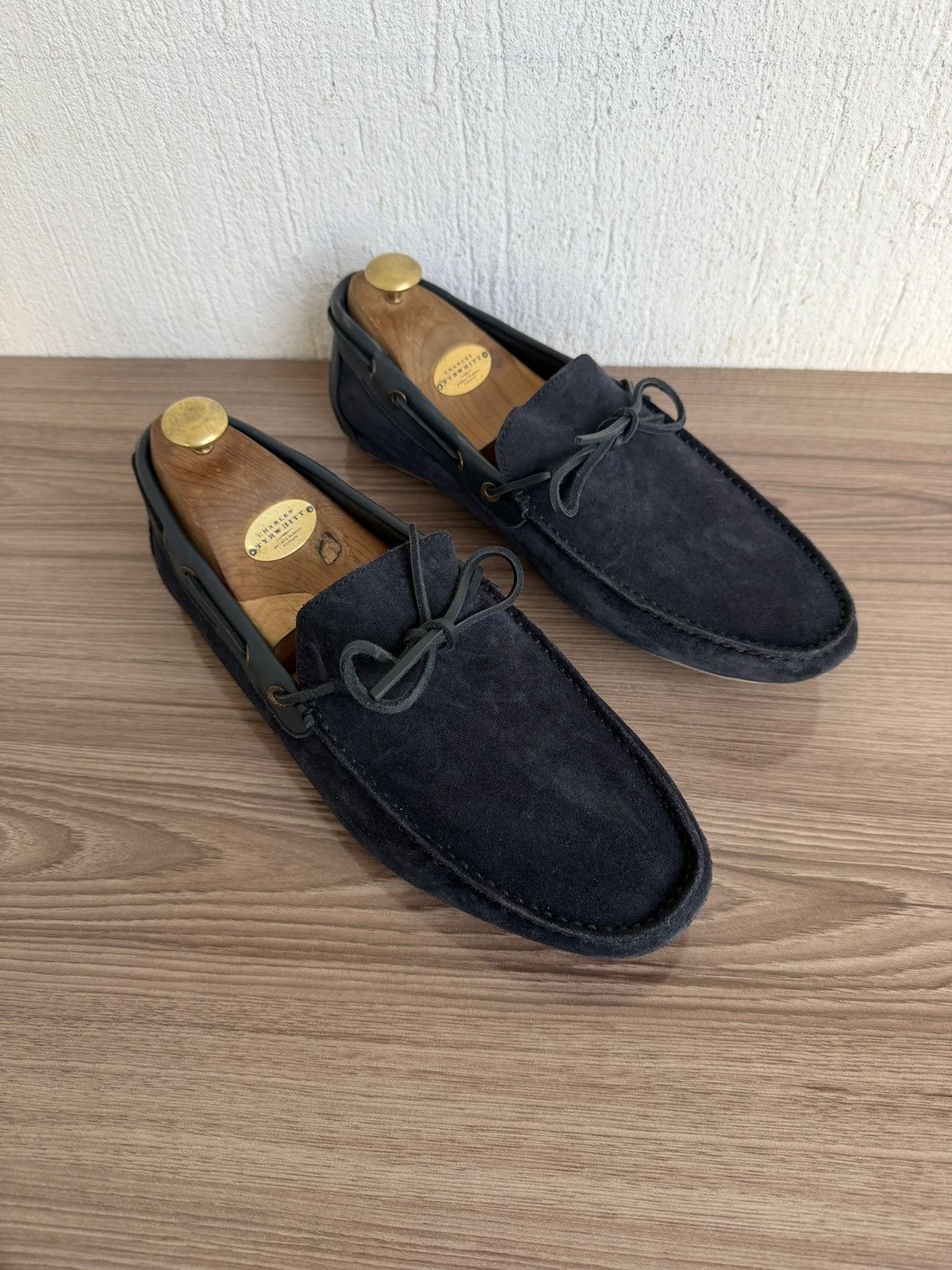 Loro Piana Suede Dot sole walk loafers Size US 9 / EU 42 - 16 Thumbnail