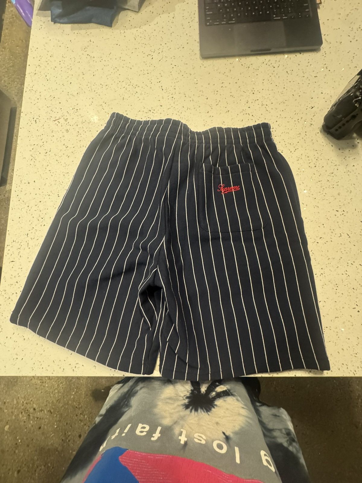 Supreme Supreme Pinstripe Sweatshort Size US 30 / EU 46 - 1 Thumbnail