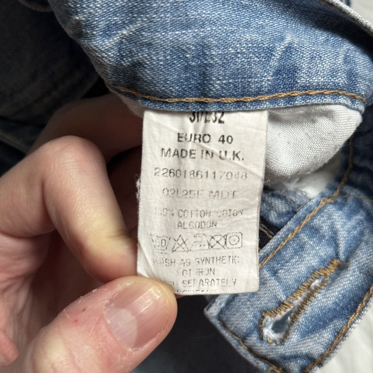 If Six Was Nine 📌 Vintage Y2K M.O.T.O Extra Flared Washed LGB Jeans Size 27" / US 4 / IT 40 - 15 Thumbnail