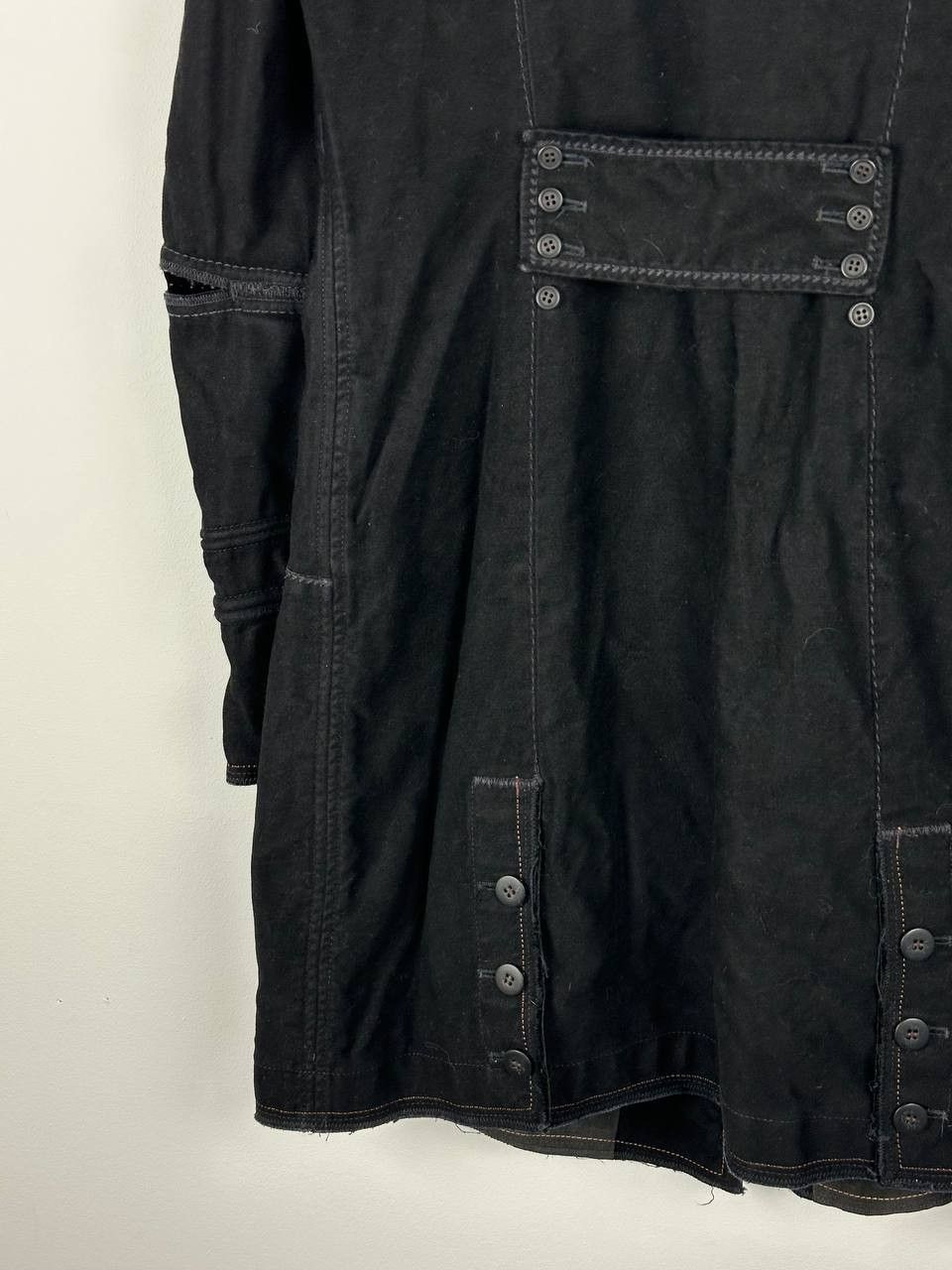 Other Marithe Francois Girbaurd Gothic Trench Coat Jacket Size M / US 6-8 / IT 42-44 - 12 Thumbnail