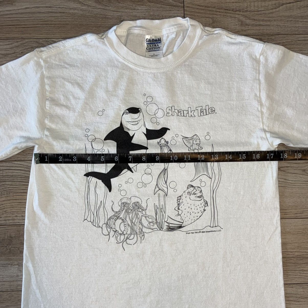 Gildan Shark Tale movie promo cotton tee shirt Size US S / EU 44-46 / 1 - 6 Thumbnail
