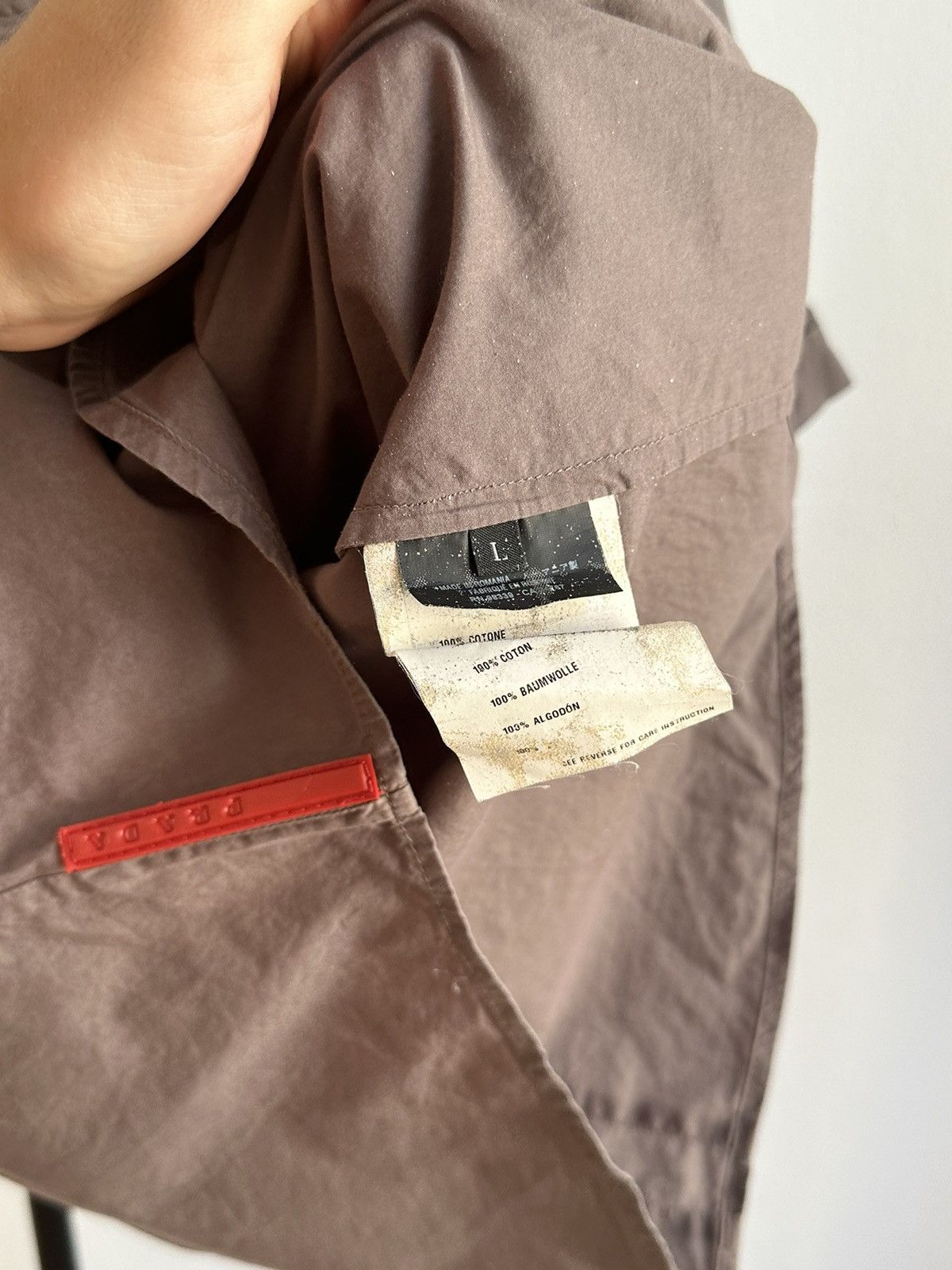 Prada Prada Vintage Sport Collection Luxury Short Sleeve Shirts Size US S / EU 44-46 / 1 - 4 Thumbnail