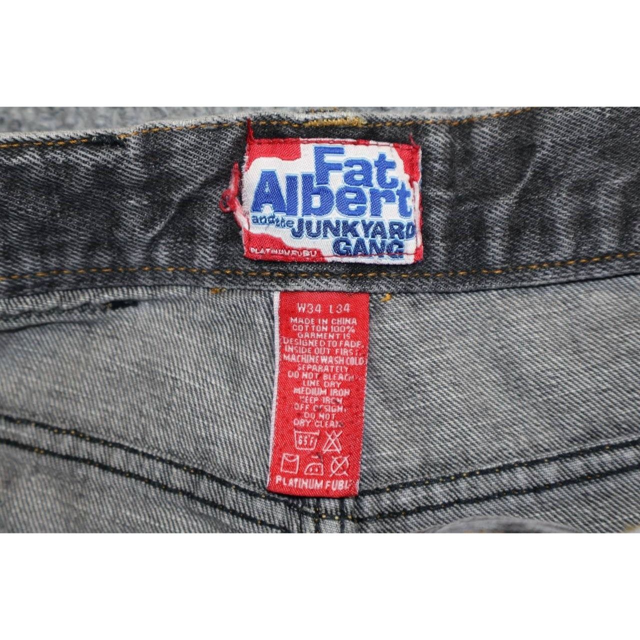Fubu Vintage FUBU Platinum Fat Albert Embroidered Baggy Y2K Size US 34 / EU 50 - 3 Thumbnail