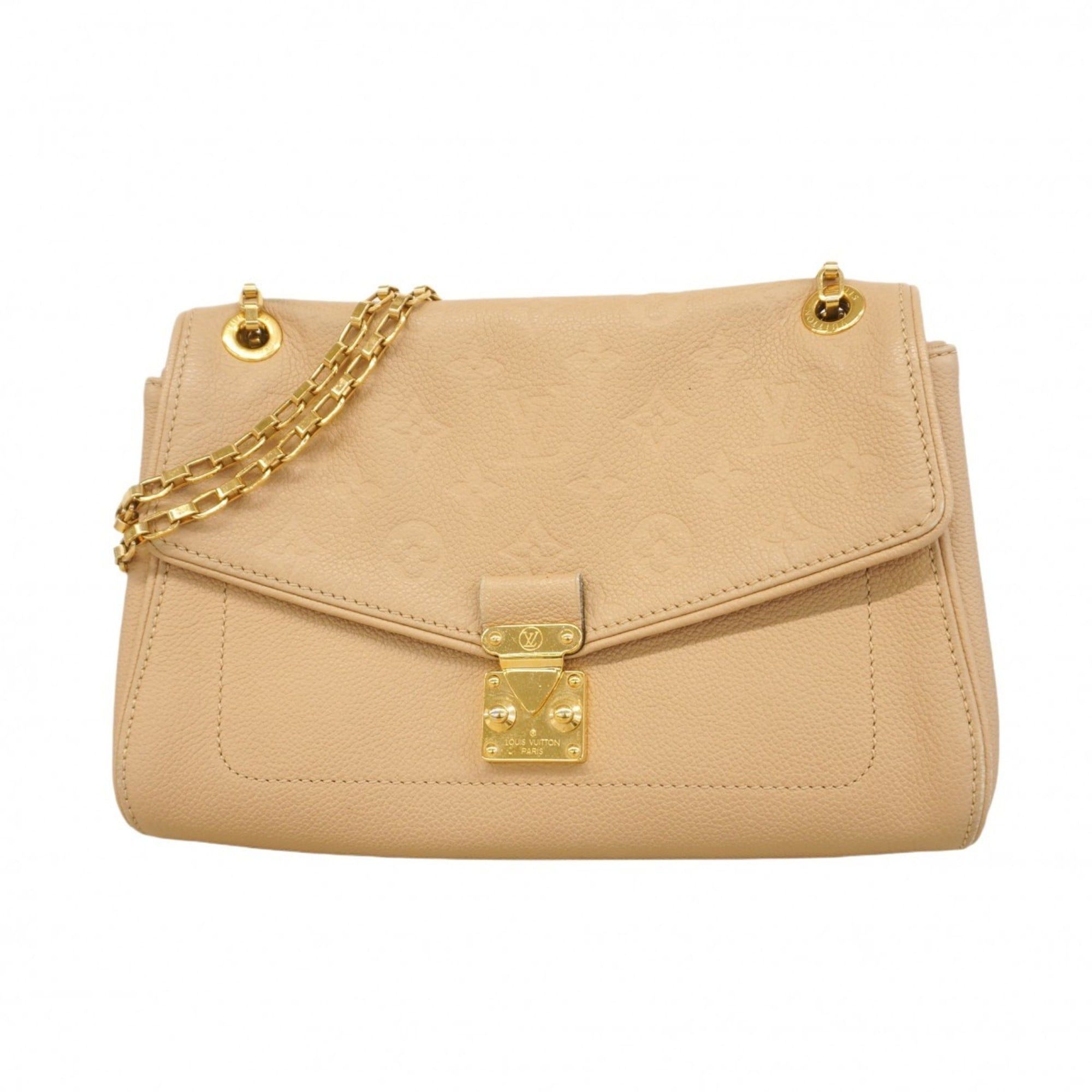 Louis Vuitton Monogram Empreinte Saint-Germain PM Shoulder Bag M48932 Dune Women's P2341921