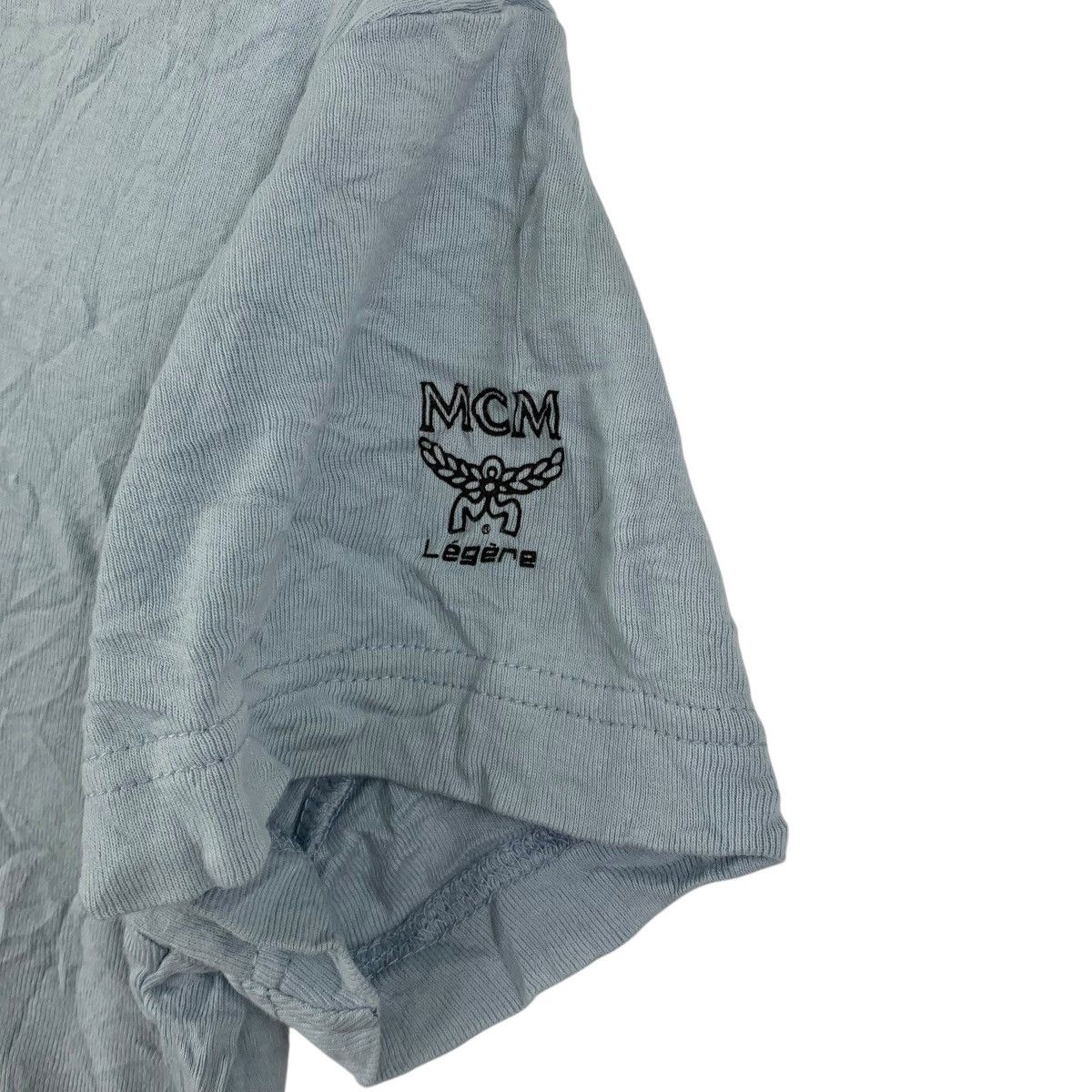 MCM MCM Légère Monogram Box Logo Tee Light Blue Size US L / EU 52-54 / 3 - 5 Thumbnail